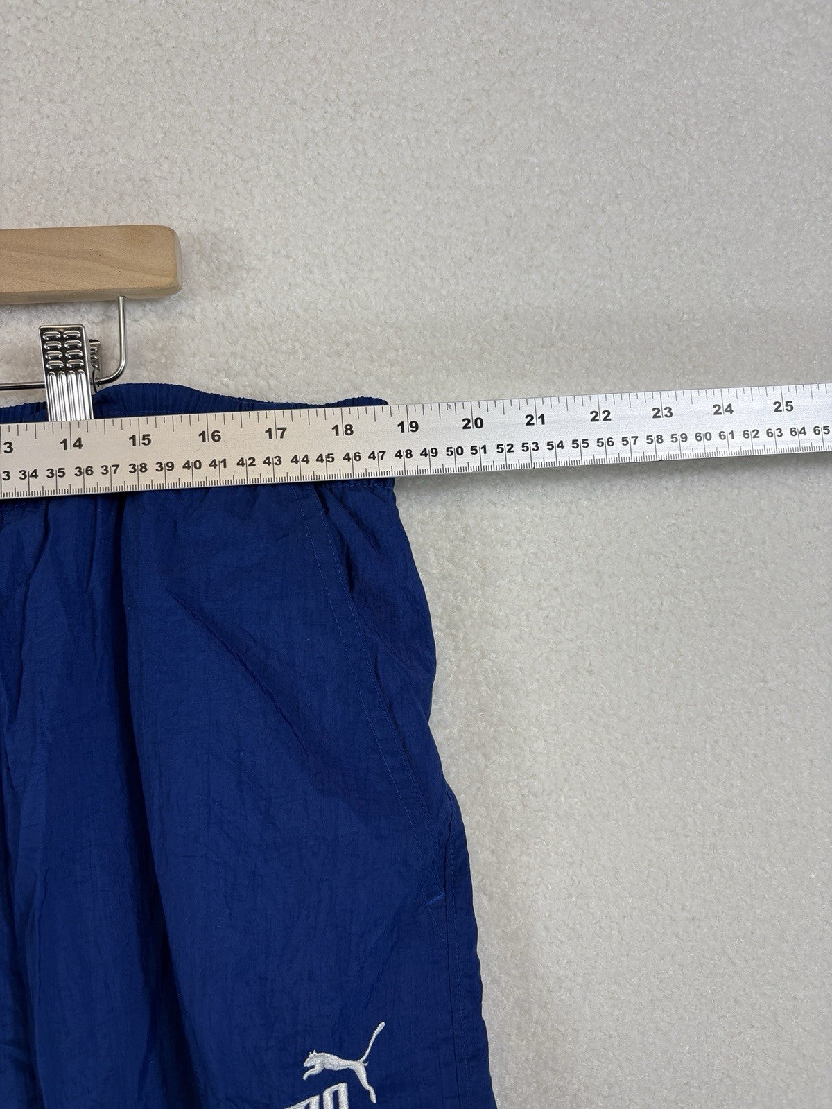 Puma Brand New Windbreaker Pants Mens Large Blue Track Sweatpants Y2K Athletic