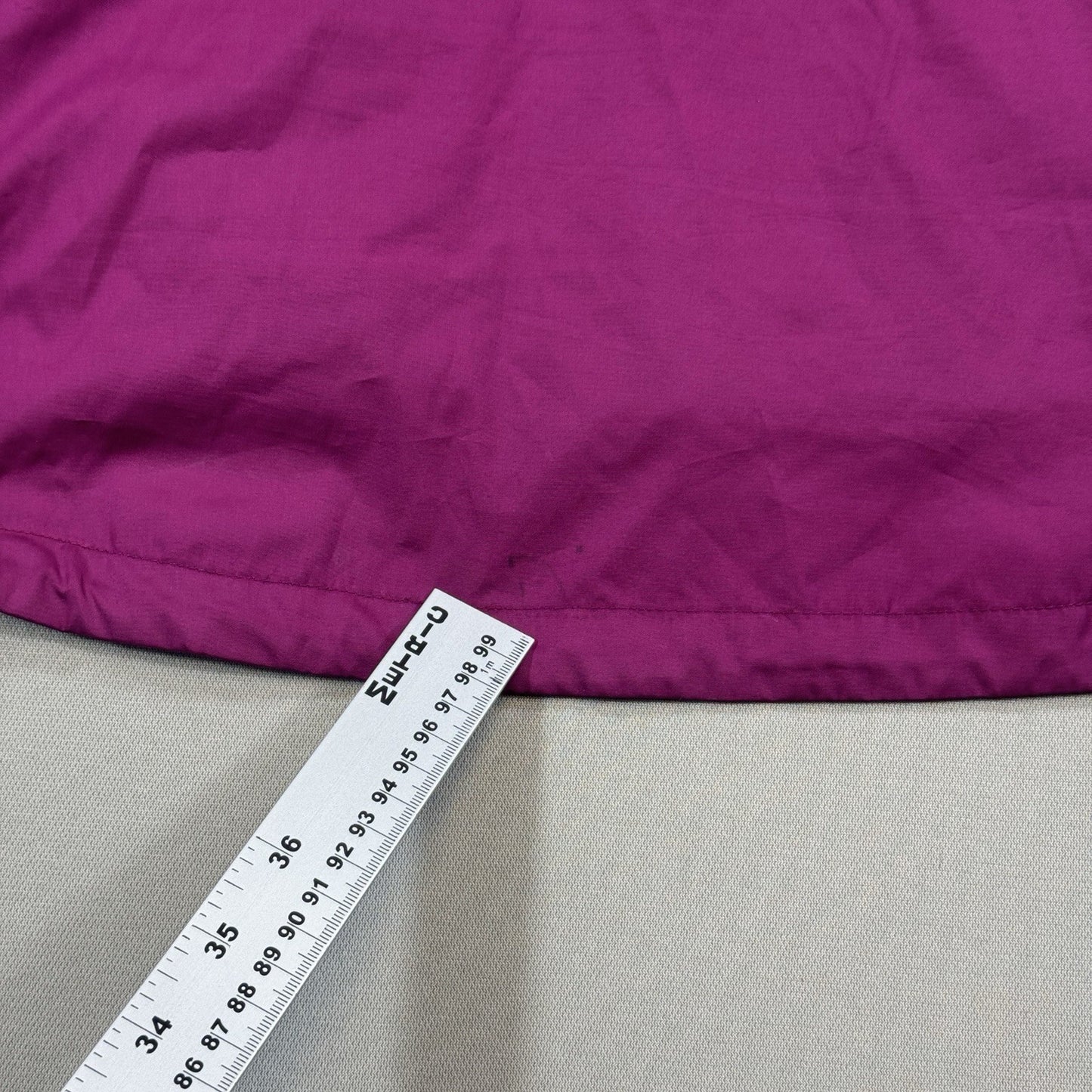 Vintage Nike Running Jacket Womens Small Purple Black Full Zip Windbreaker