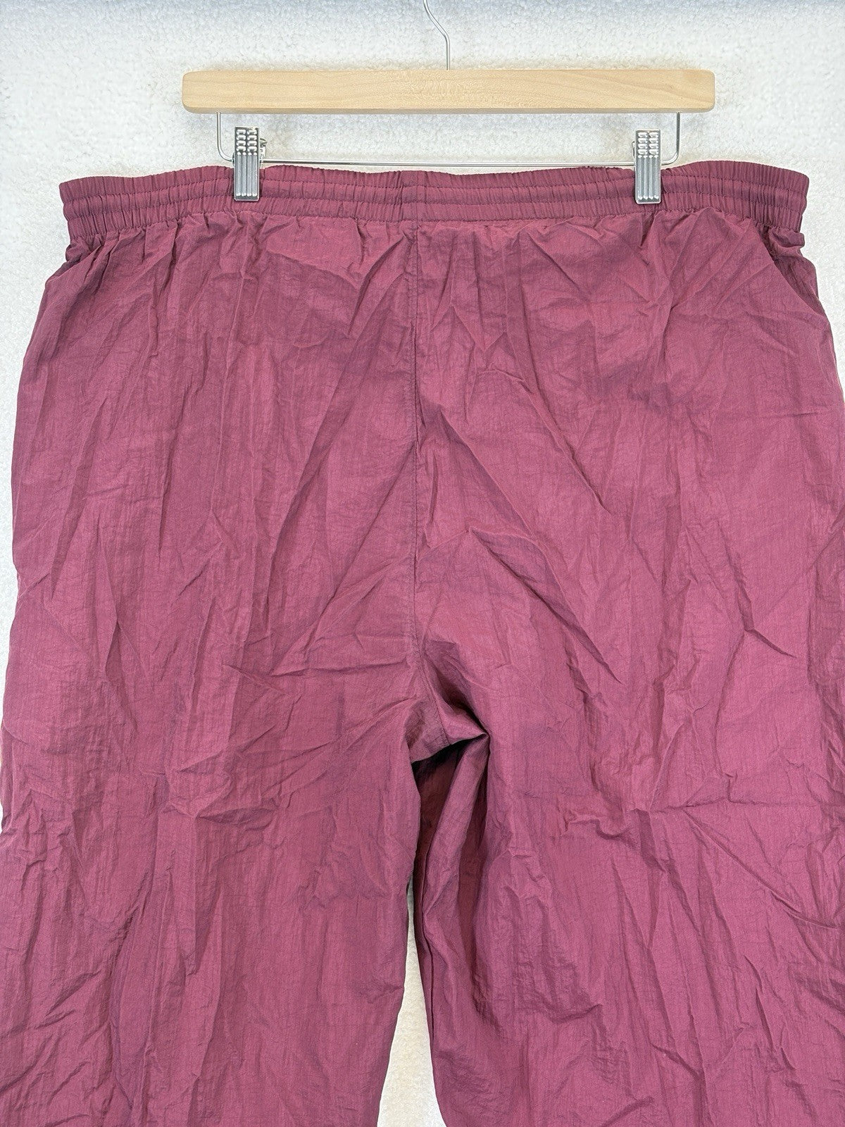 Vintage New Puma Mens XL Burgundy Lightweight Relaxed Fit Activewear Track Pants