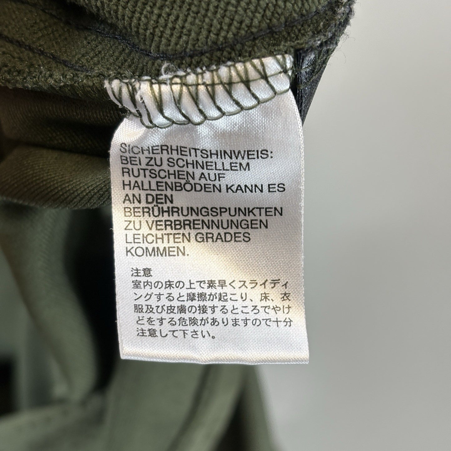 Adidas AC Milan Training Top mens Large Army Green Fly Emirates Soccer Jersey