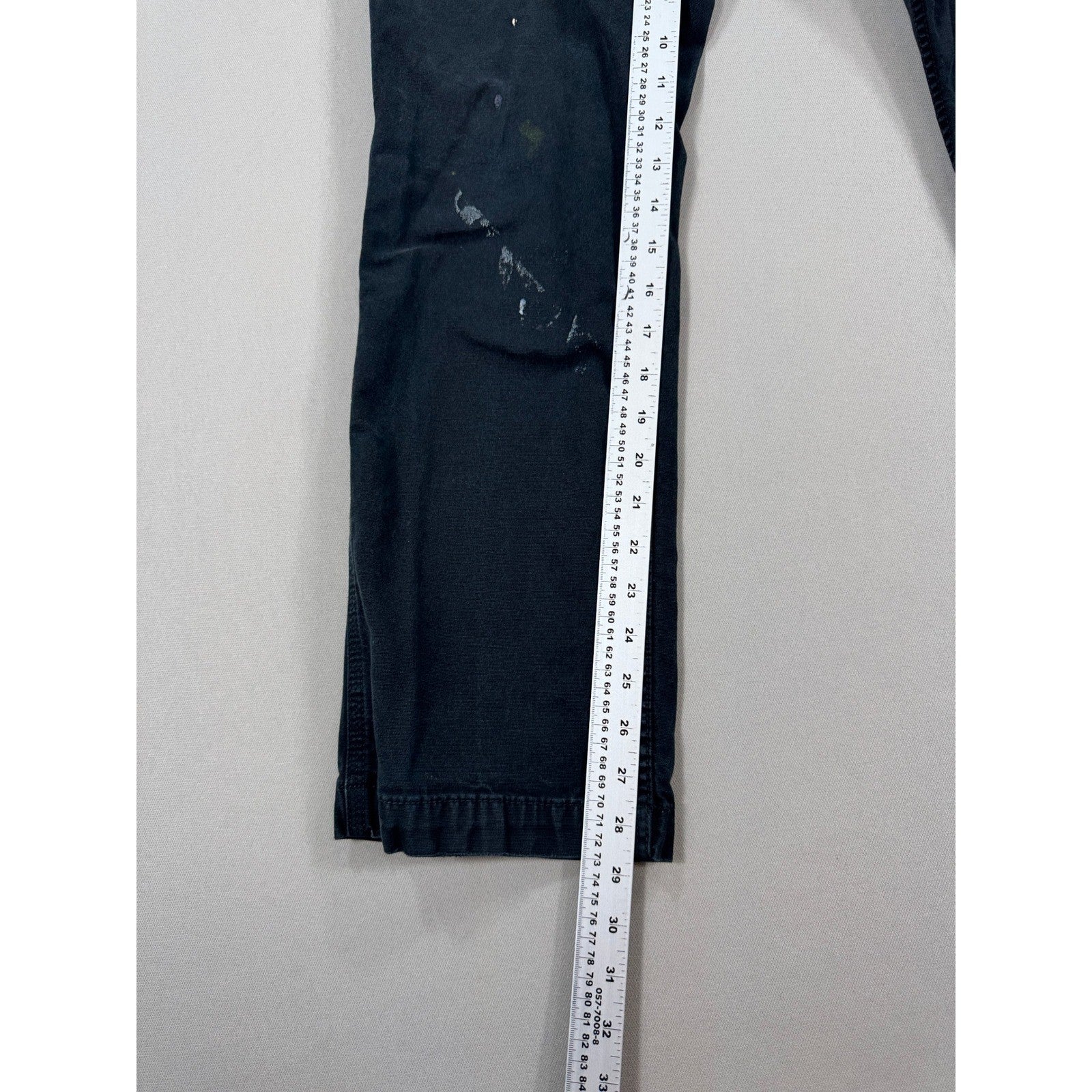 Carhartt 102291 Carpenter Pants Rugged Flex Relaxed Fit mens 31x32 Black Canvas