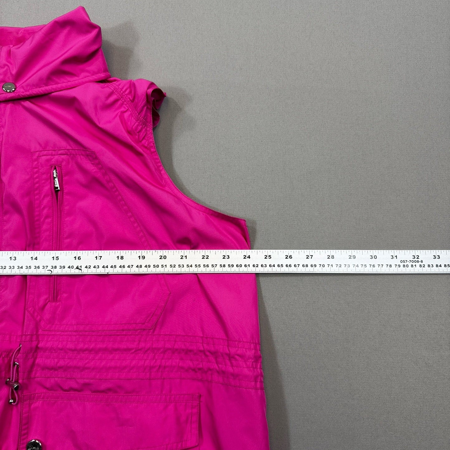Lauren Ralph Lauren Womens 2XL Hot Pink Zip Up Vest Sleeveless Activerwear