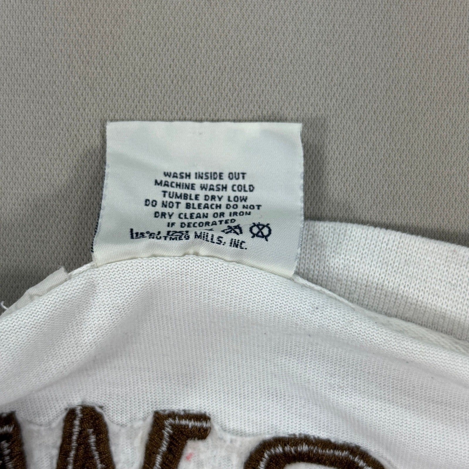 Vintage Lee Cleveland Browns Home NFL Football T-Shirt Sports mens Medium White