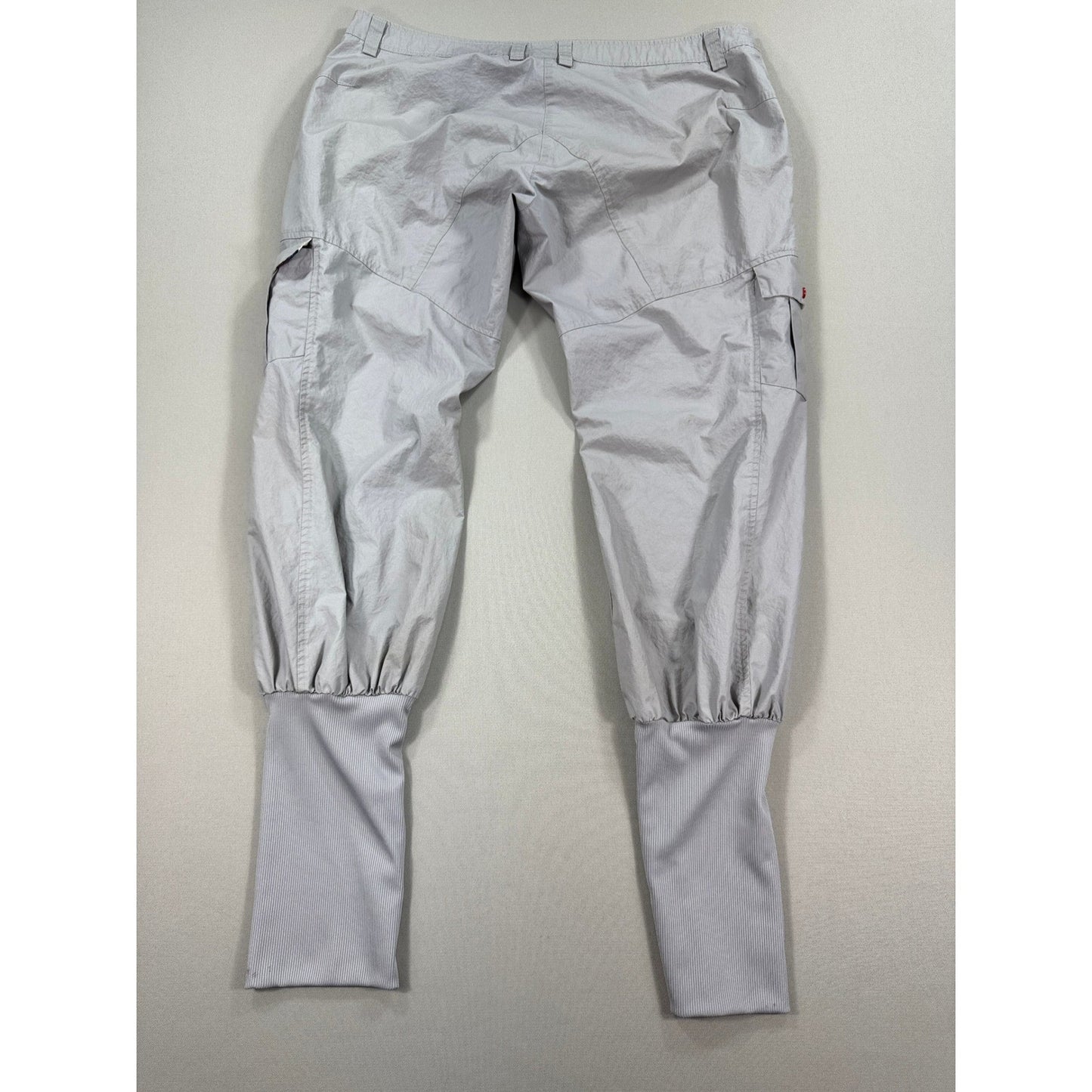 Vintage Adidas High Ribbed Cuffs Pants mens XL Cargo Pockets Y2K