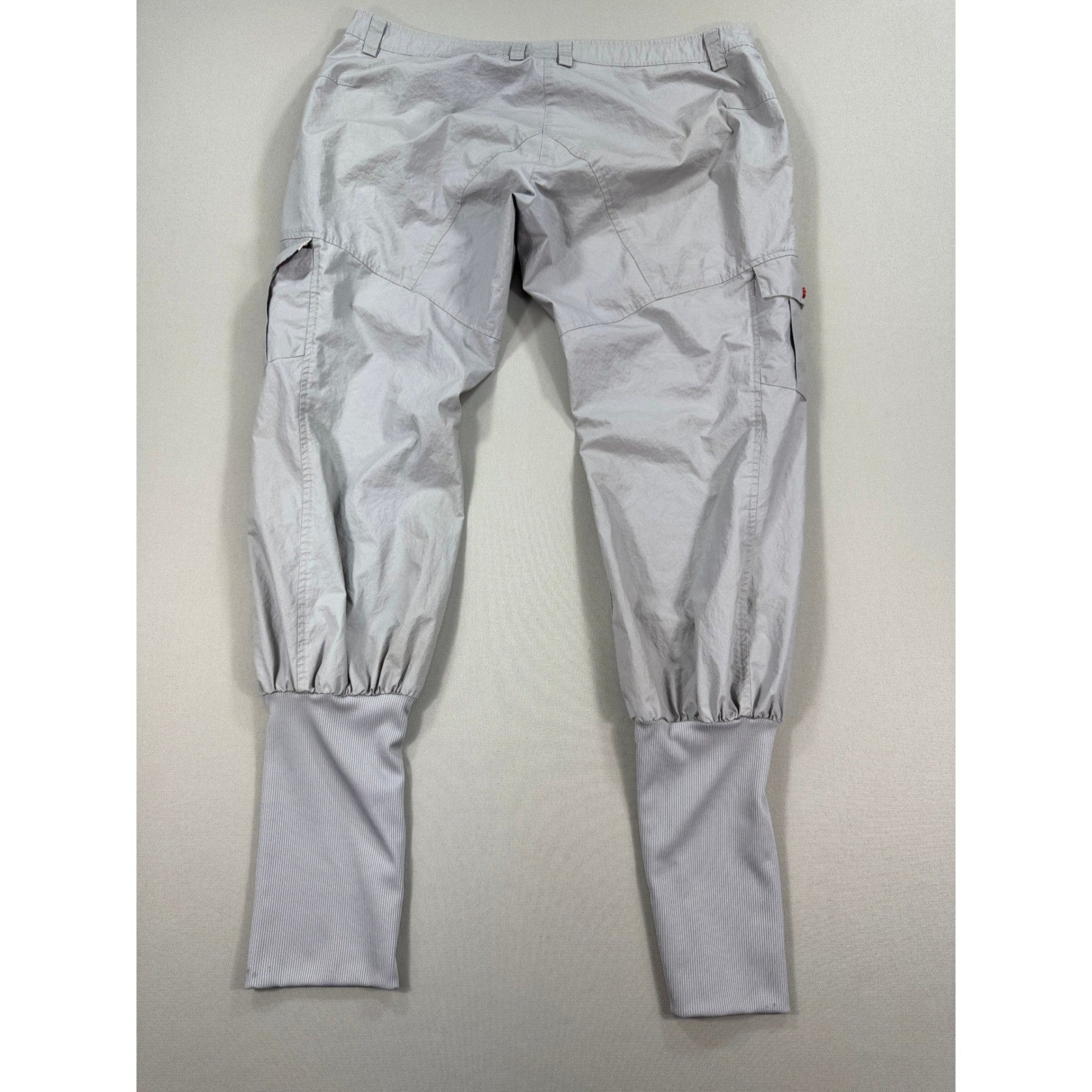 Vintage Adidas High Ribbed Cuffs Pants mens XL Cargo Pockets Y2K