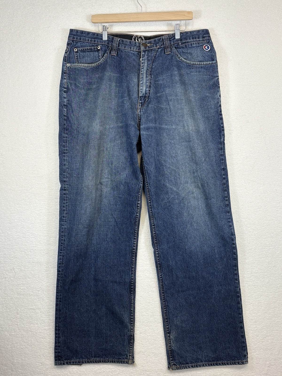 Vintage G-Unit Heavyweight Baggy Blue Denim Jeans Medium Wash Mens Size 40