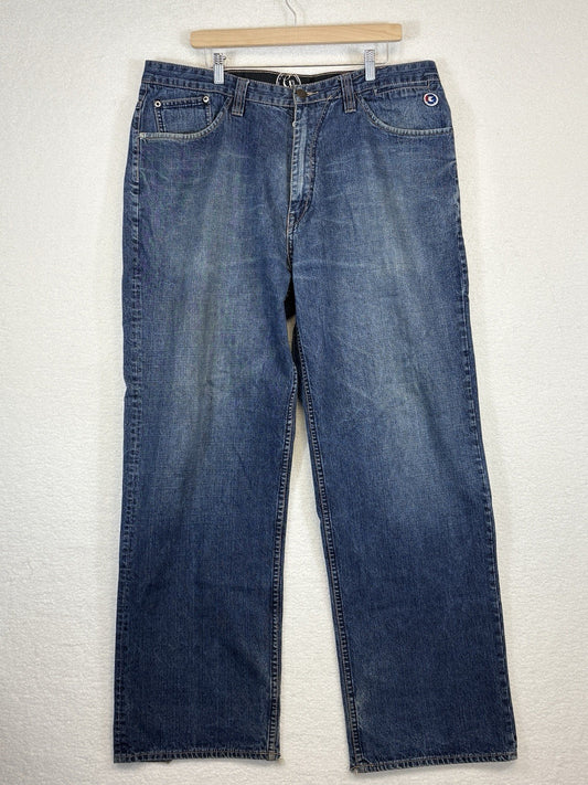 Vintage G-Unit Heavyweight Baggy Blue Denim Jeans Medium Wash Mens Size 40