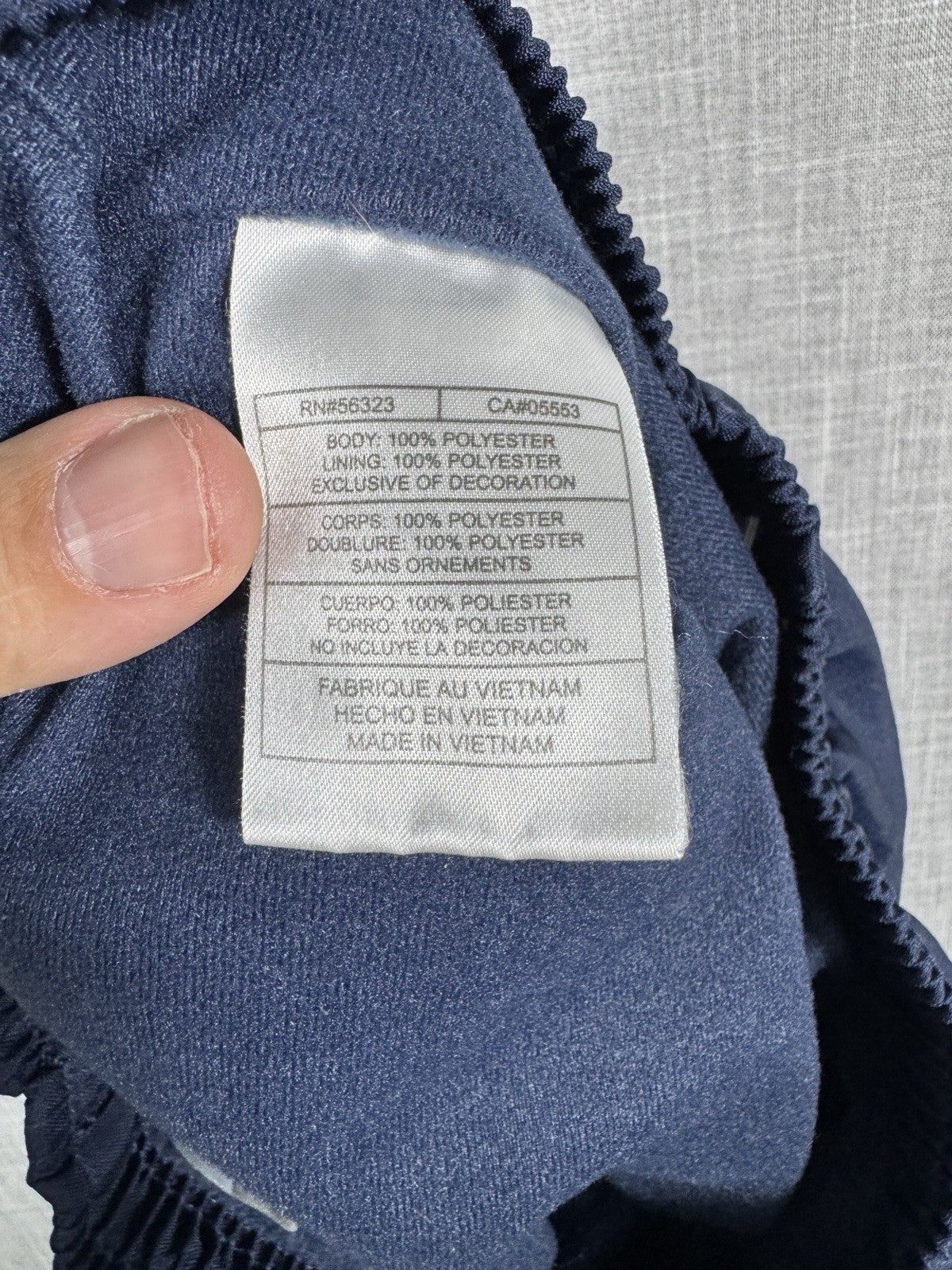 Vintage Nike Track Pants Blue Baggy Y2K Size Large 14-16 youth