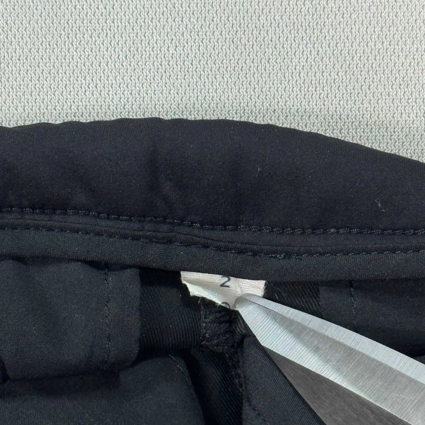 Lululemon Commission Slim Fit Dress Pants Womens Size 2 Black Stretch Pockets