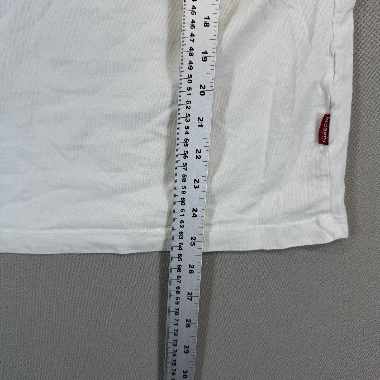 Carlsberg Italy 2012 Football Shirt Youth 2XL White Jersey Made in Italy