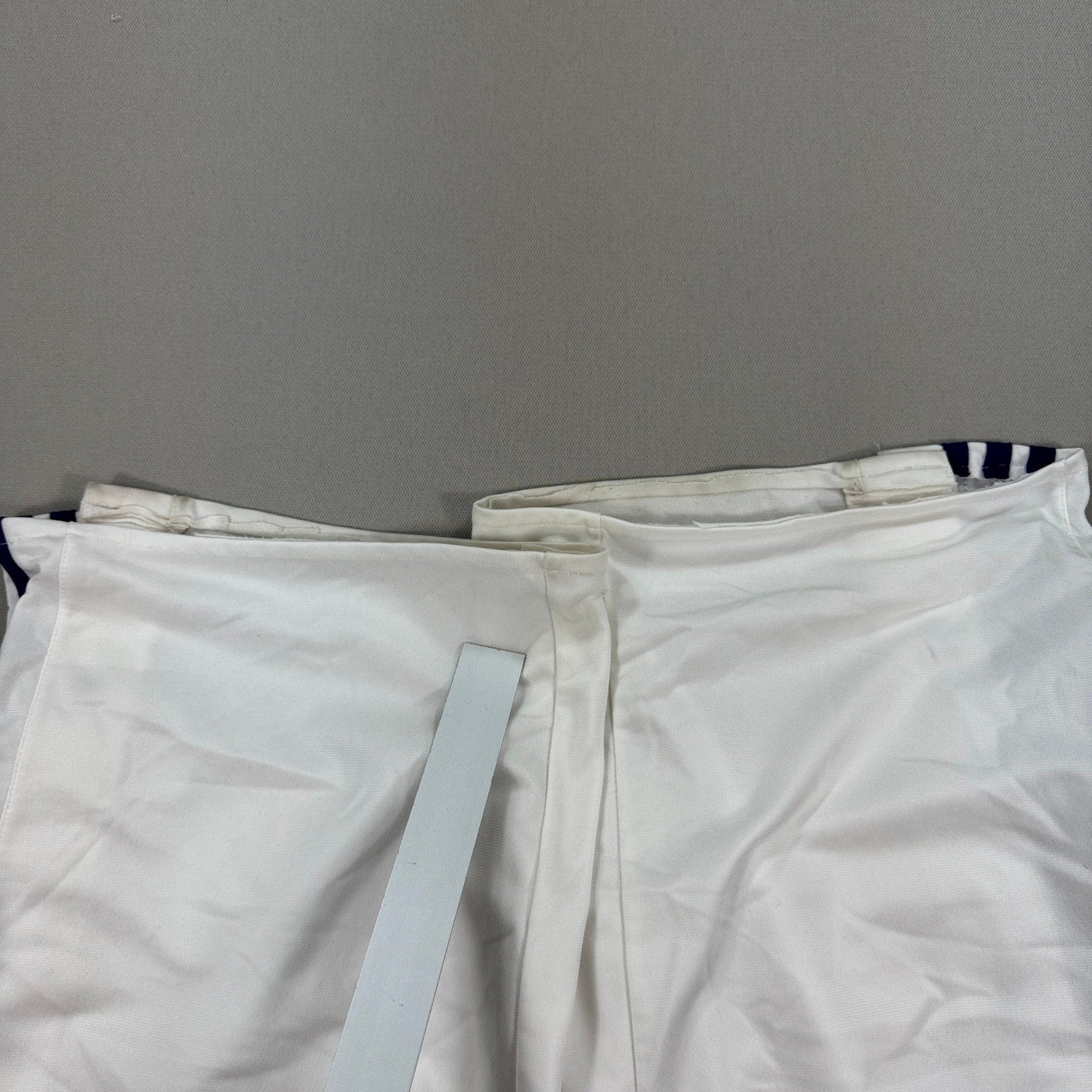 Vintage Adidas Track Pants mens XL White Three Stripe Side Snap Wide Leg Y2K