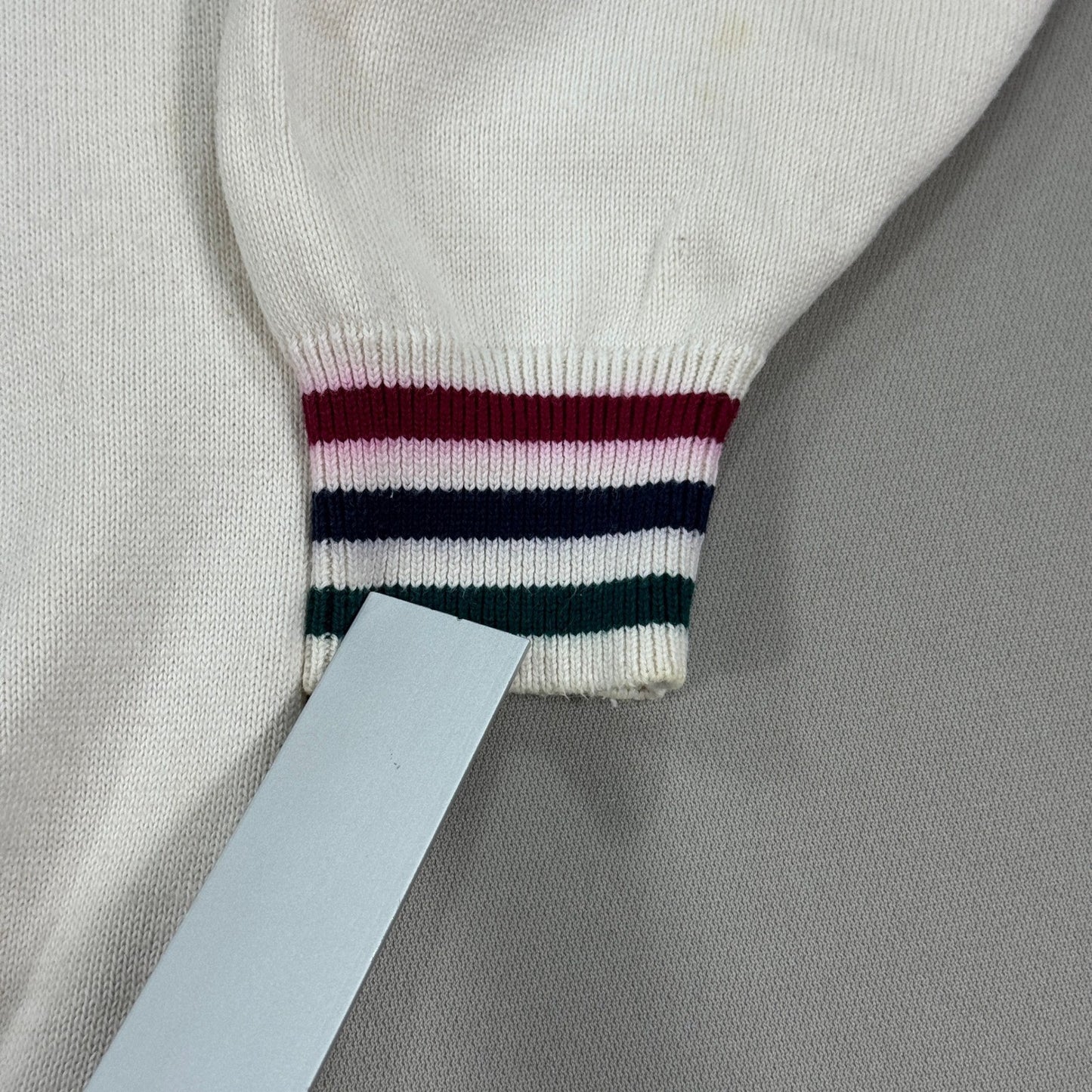 VTG 90s Cotton Traders Golf Sweater mens Medium Colorful Knitted Fall Spring