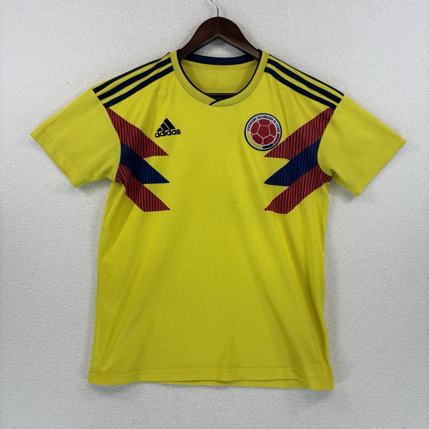 COLOMBIA NATIONAL TEAM 2018 2019 HOME SHIRT ADIDAS CW1526 JERSEY MENS SMALL