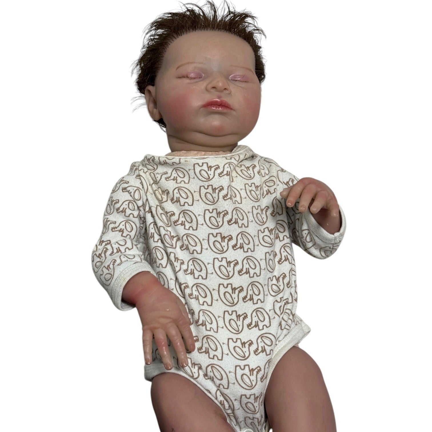 Reborn Bonnie Brown 2020 Baby Doll Realistic Lifelike Sleeping Newborn