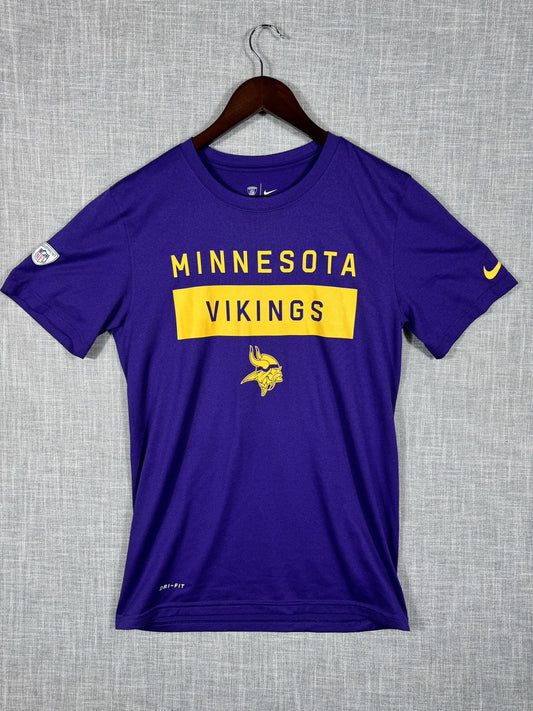 Minnesota Vikings Nike Dri-Fit NFL Equipment Training Shirt Small S