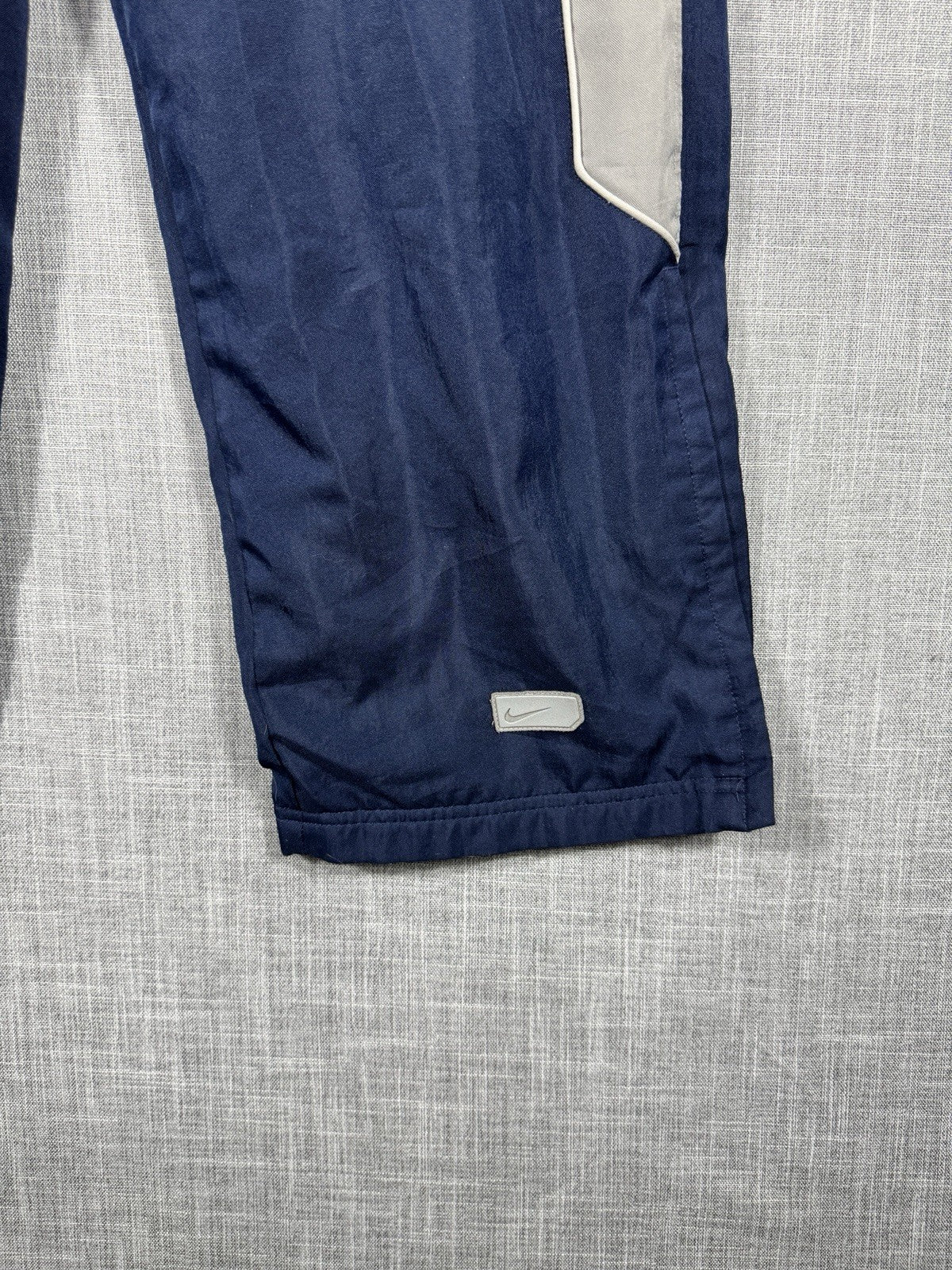 Vintage Nike Track Pants Blue Baggy Y2K Size Large 14-16 youth