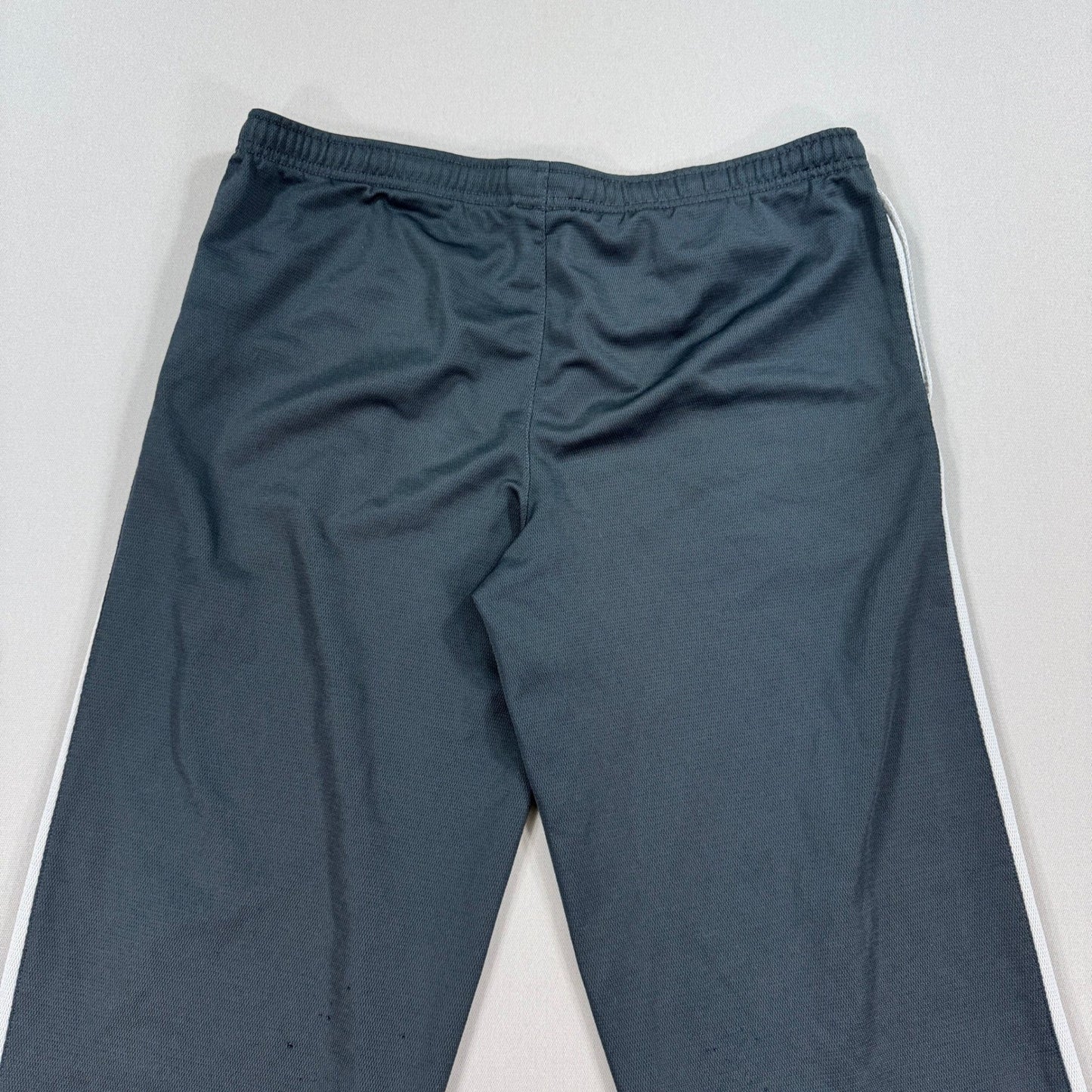 Vintage Nike Gray Track Pants mens XL White Stripe Zipper Hem Jogger Training