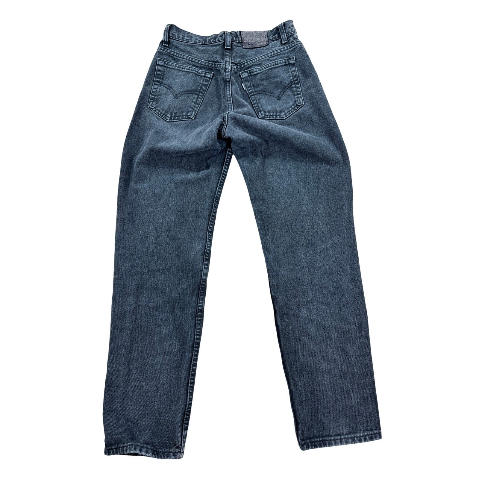 Levi's Silver Tab Jeans Men's 28x30 Black Loose Fit Dark Wash Straight Leg Baggy