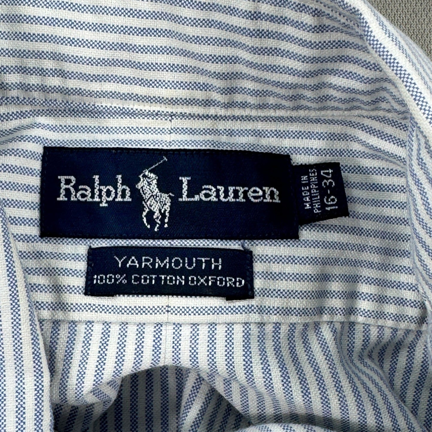 Polo Ralph Lauren Yarmouth Oxford Shirt Button Down Mens 16-34 Flesh Pony