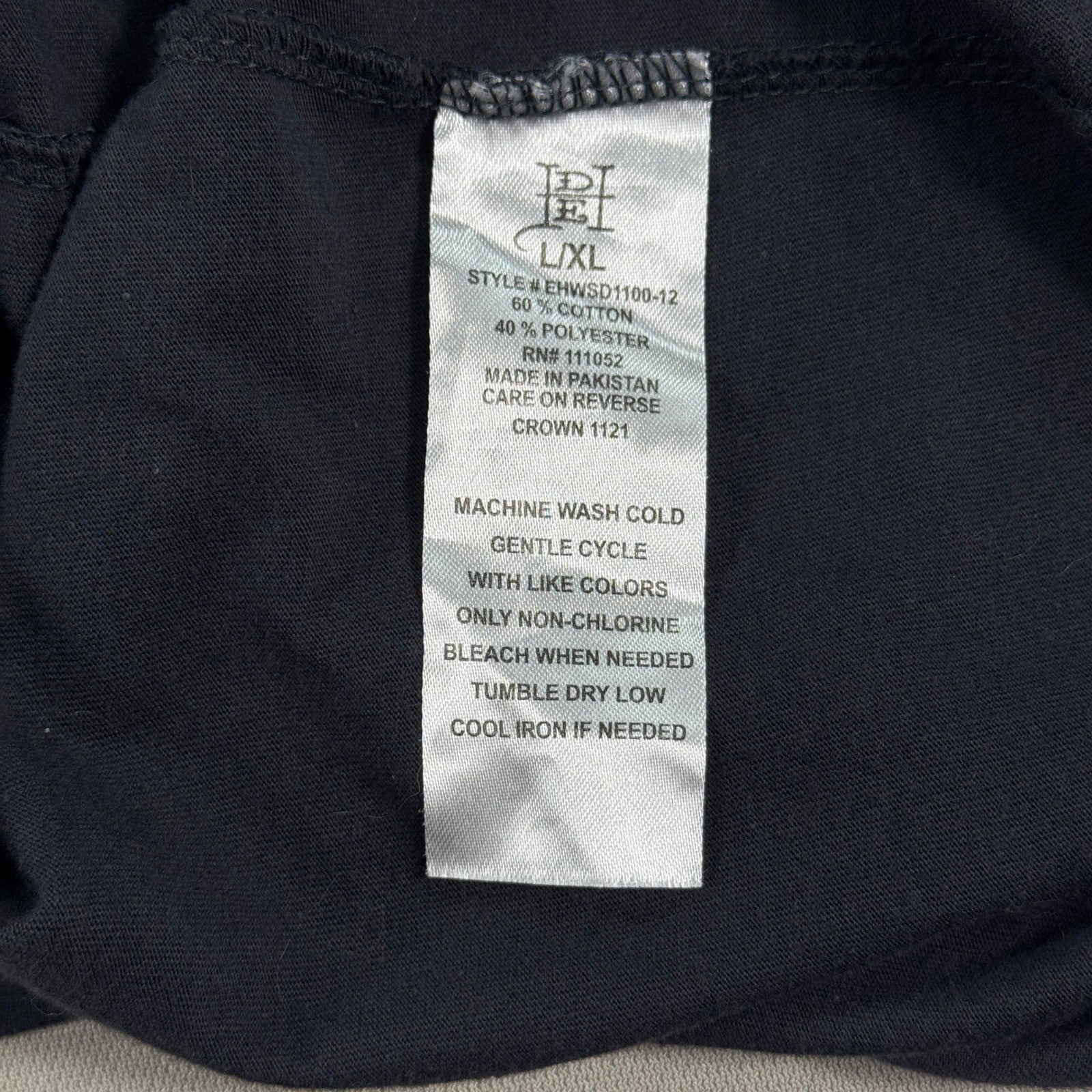 Ed Hardy Graphic T-Shirt Tiger Print Mens L/XL Black Streetwear Y2K Grunge