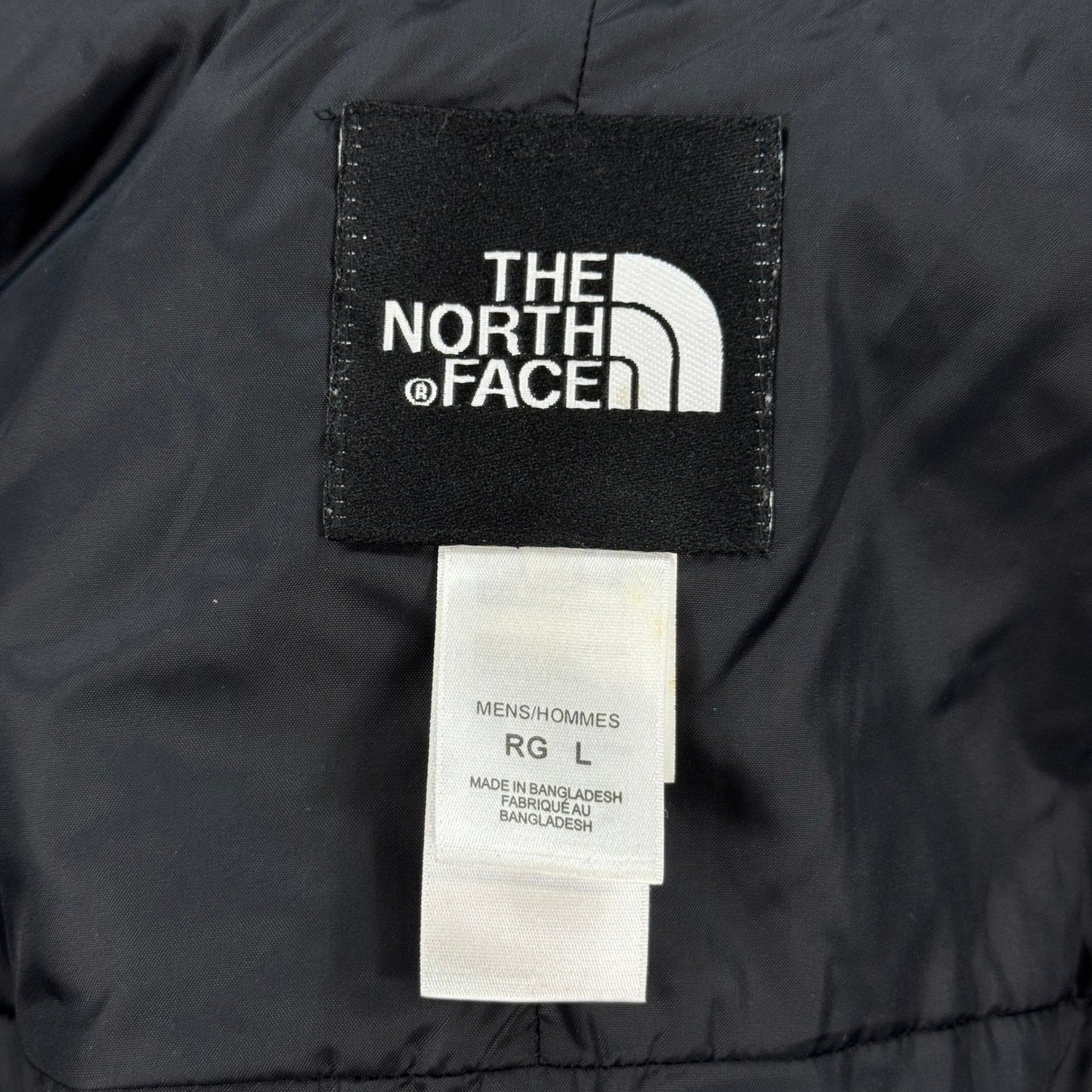 The North Face Ski Jacket Double Layer Coat mens Large Black Side Ventilation
