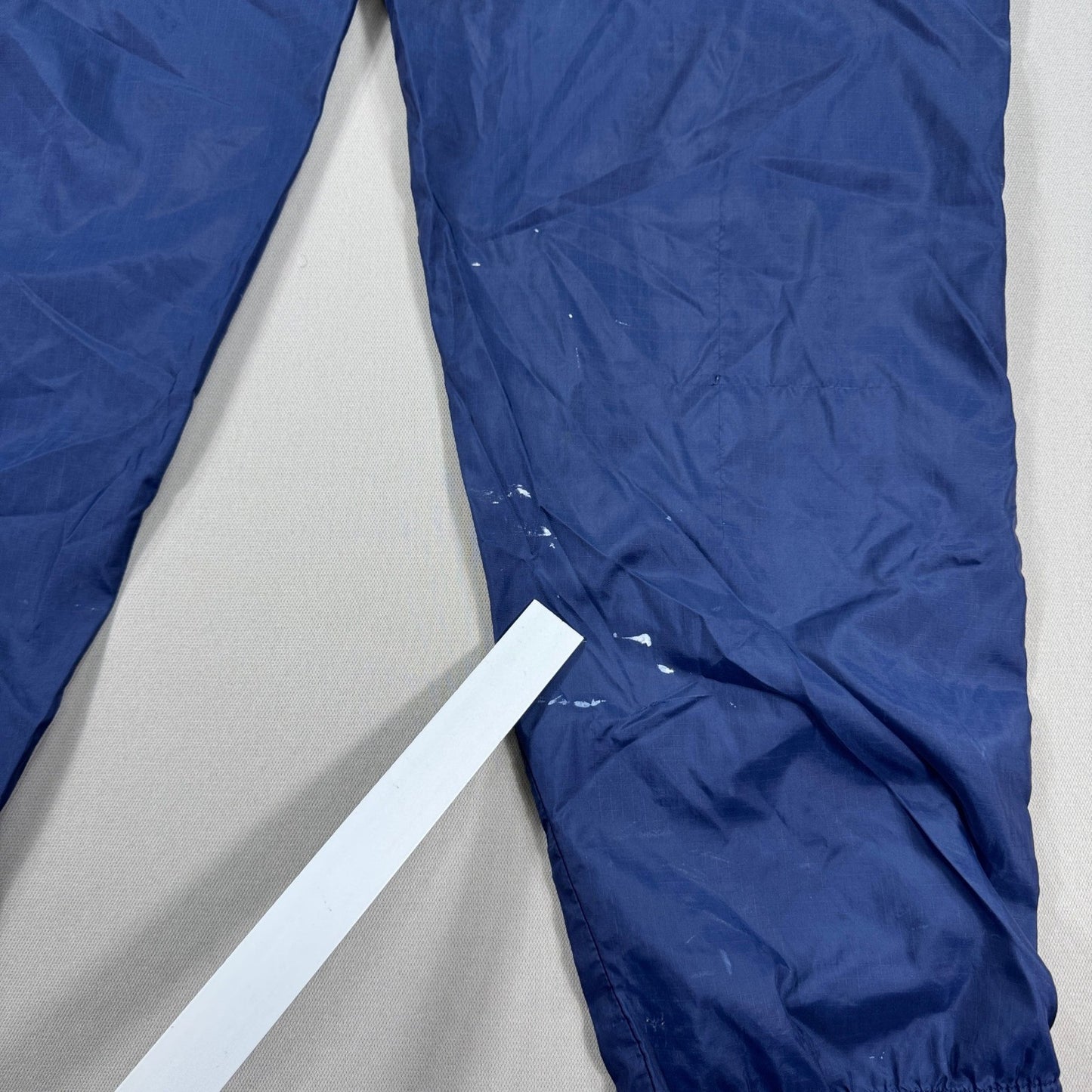 Vintage Nike Track Pants mens Large Blue Windbreaker Elastic Waist Zipped Ankle