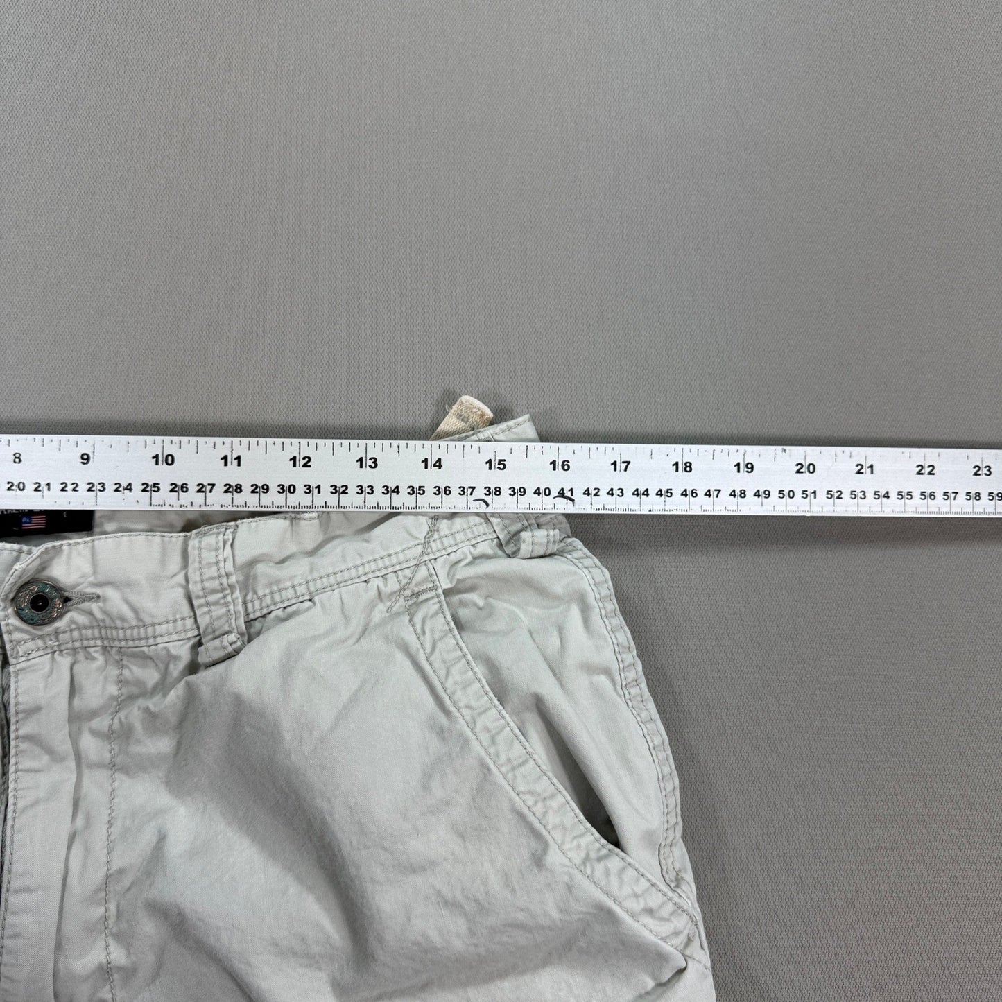 VTG Polo Jeans Co Ralph Lauren Military Surplus Cargo Shorts mens Size 34 Khaki