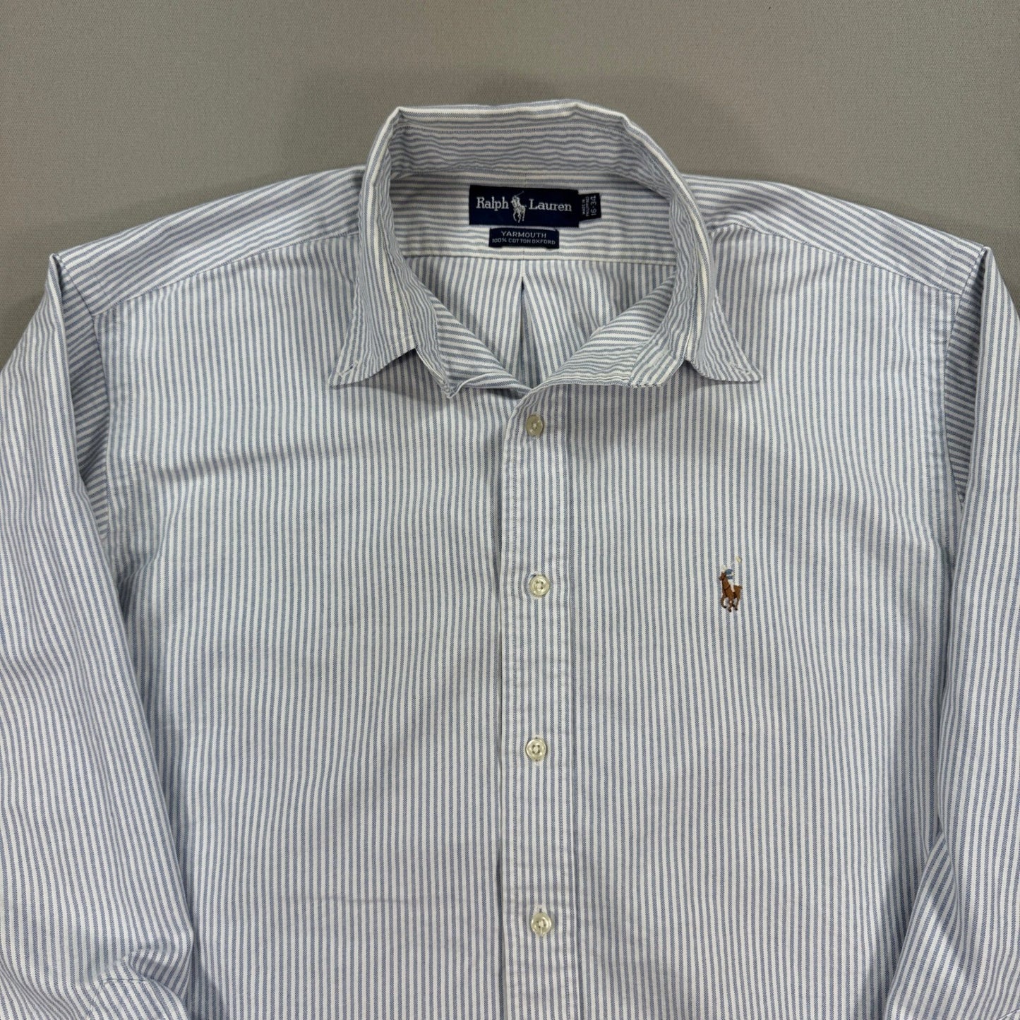 Polo Ralph Lauren Yarmouth Oxford Shirt Button Down Mens 16-34 Flesh Pony