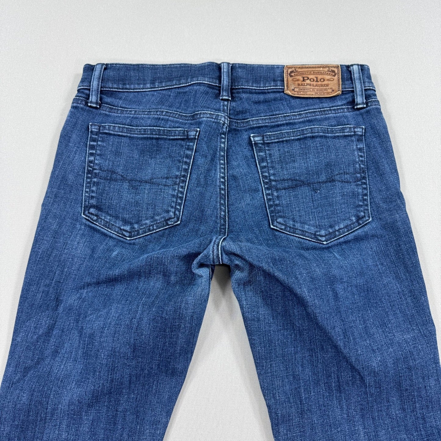 Polo Ralph Lauren Tompkins Skinny Jeans Womens Size 29 Blue Denim Dark Wash