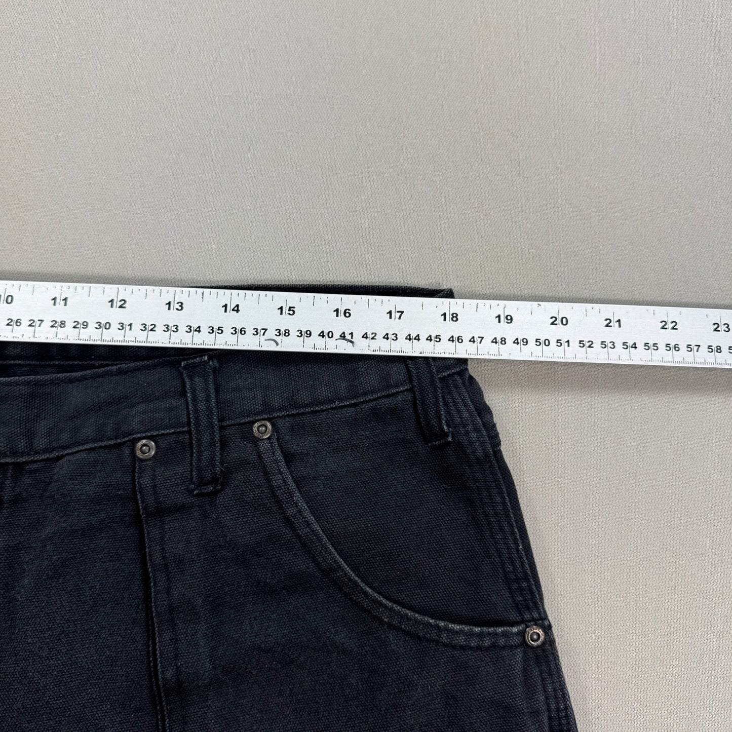 Dickies Carpenter Pants Loose Fit Double Knee Denim Jeans mens 36x29 Dark Wash