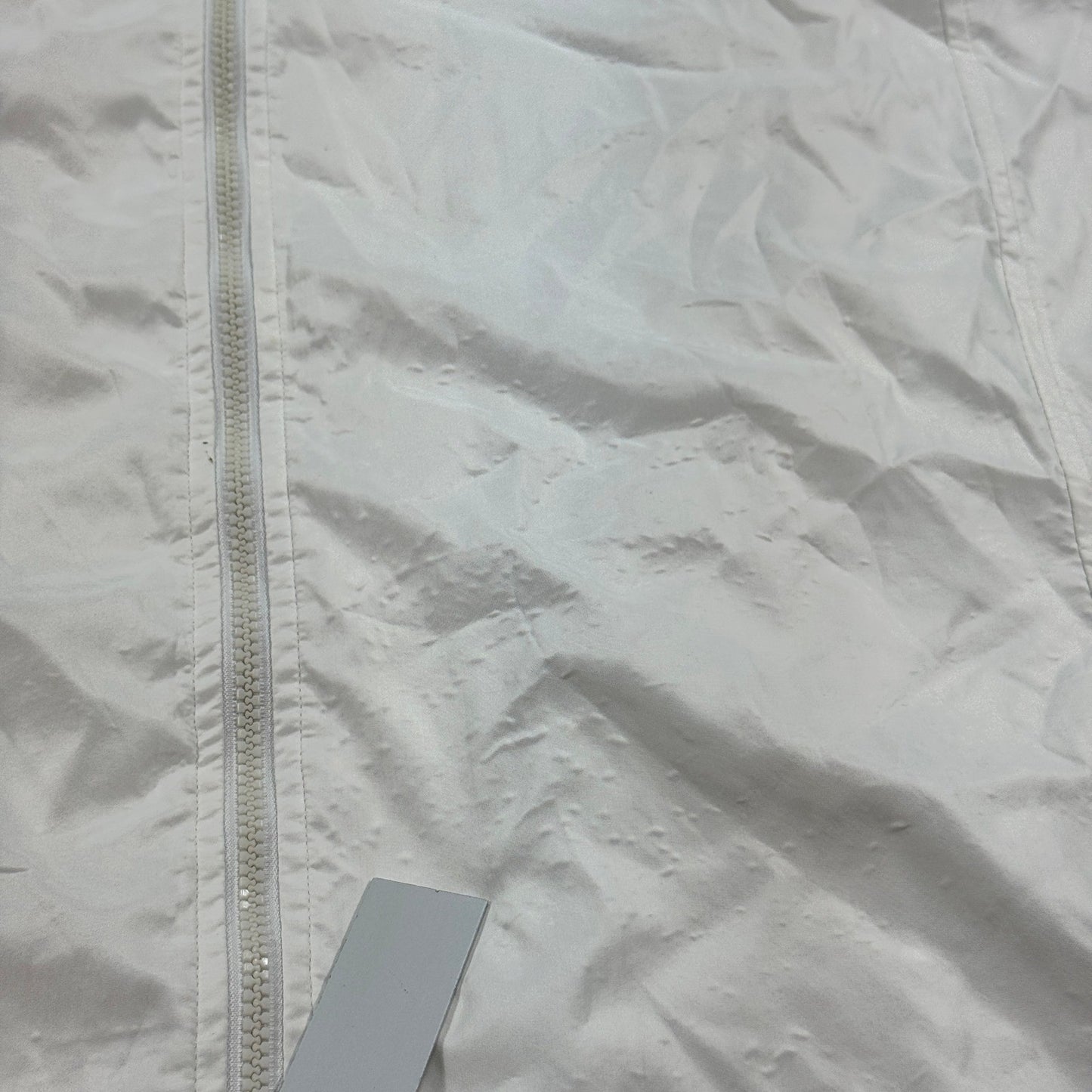 Vintage Adidas Windbreaker Jacket mens 3XL Blue White Stripe Full Zip Trefoil