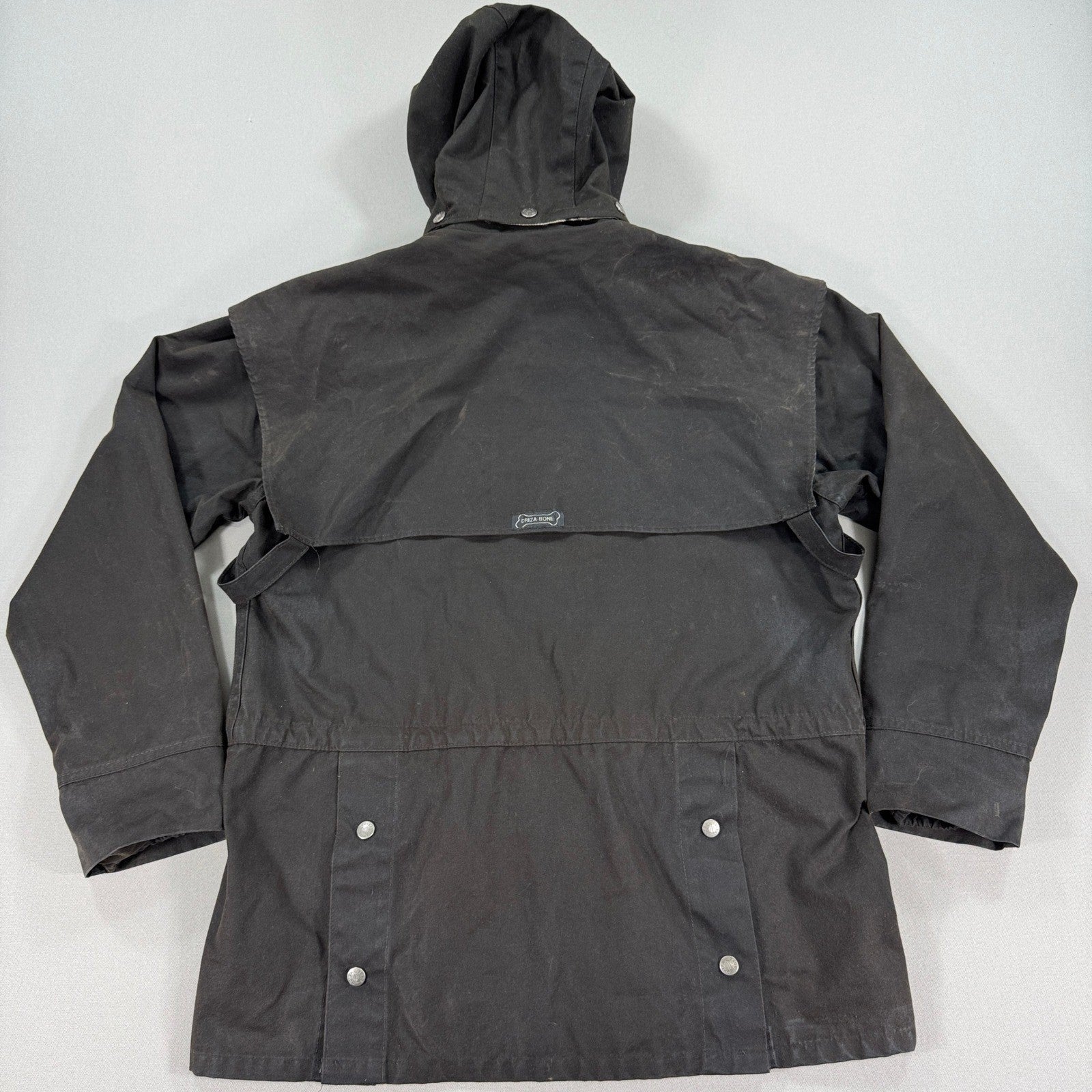 Driza-Bone Coat Style Waxed mens Small Brown Made in Australia Quilted Lining