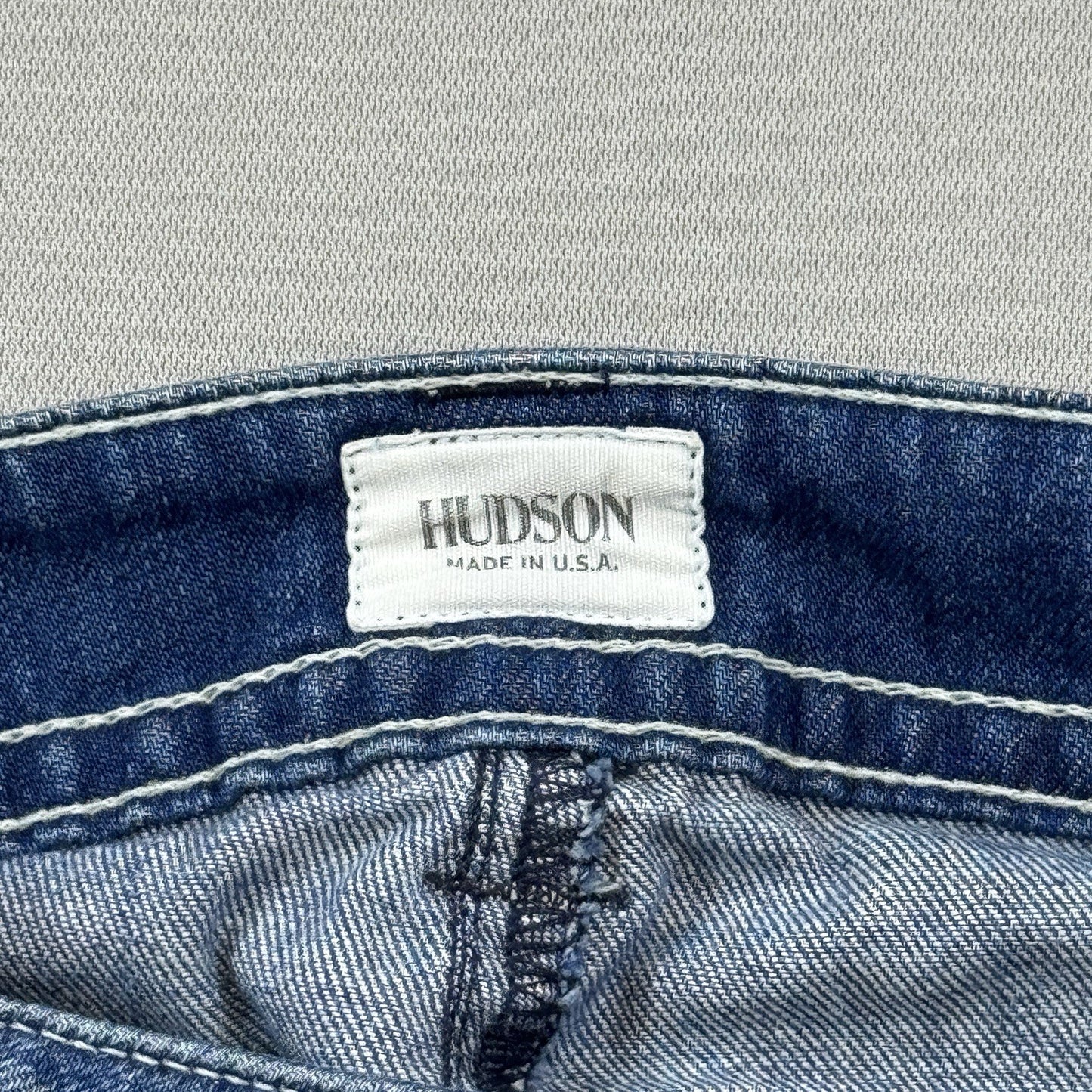 Hudson Jeans Womens Size 29 Blue Denim Cut Off Shorts Dark Wash Made in USA