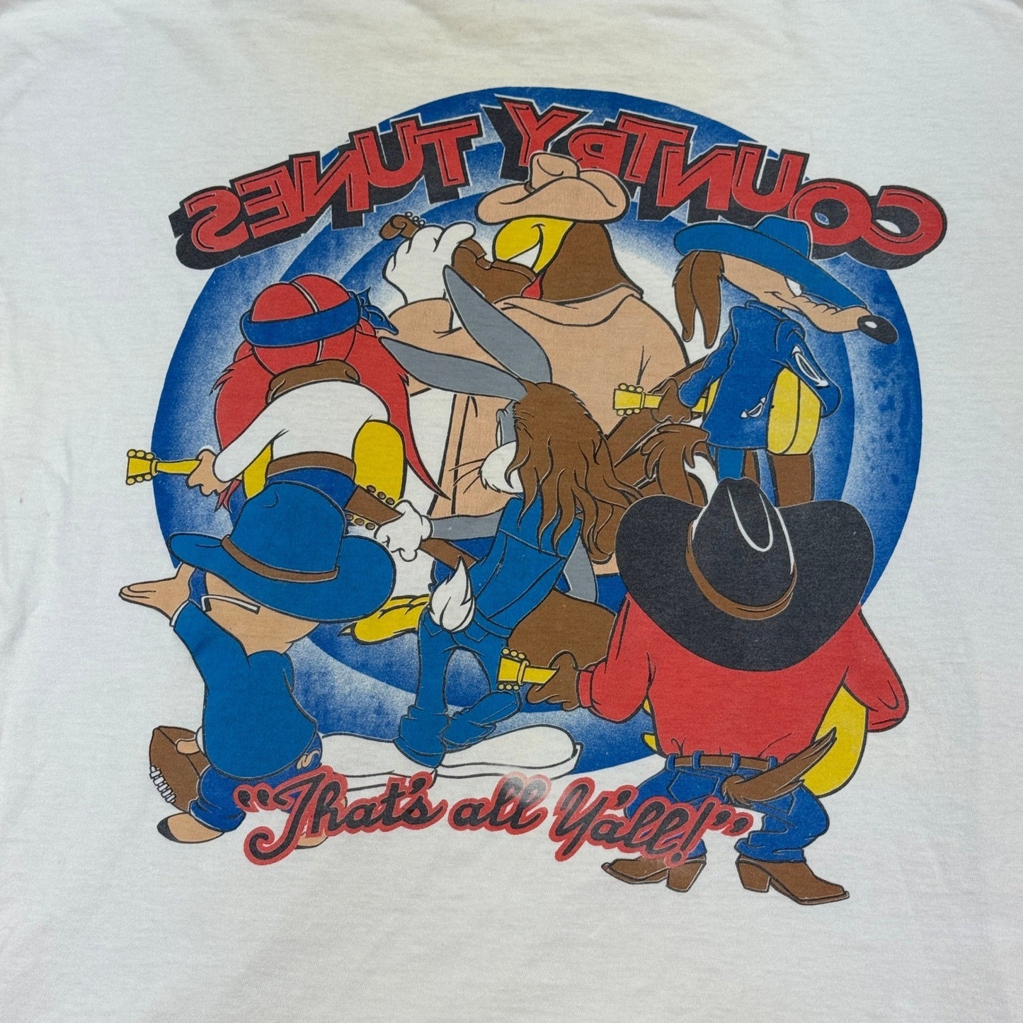 VTG 90s Looney Tunes Country Tunes Torch & Twang Melodies Shirt Single Stitch XL
