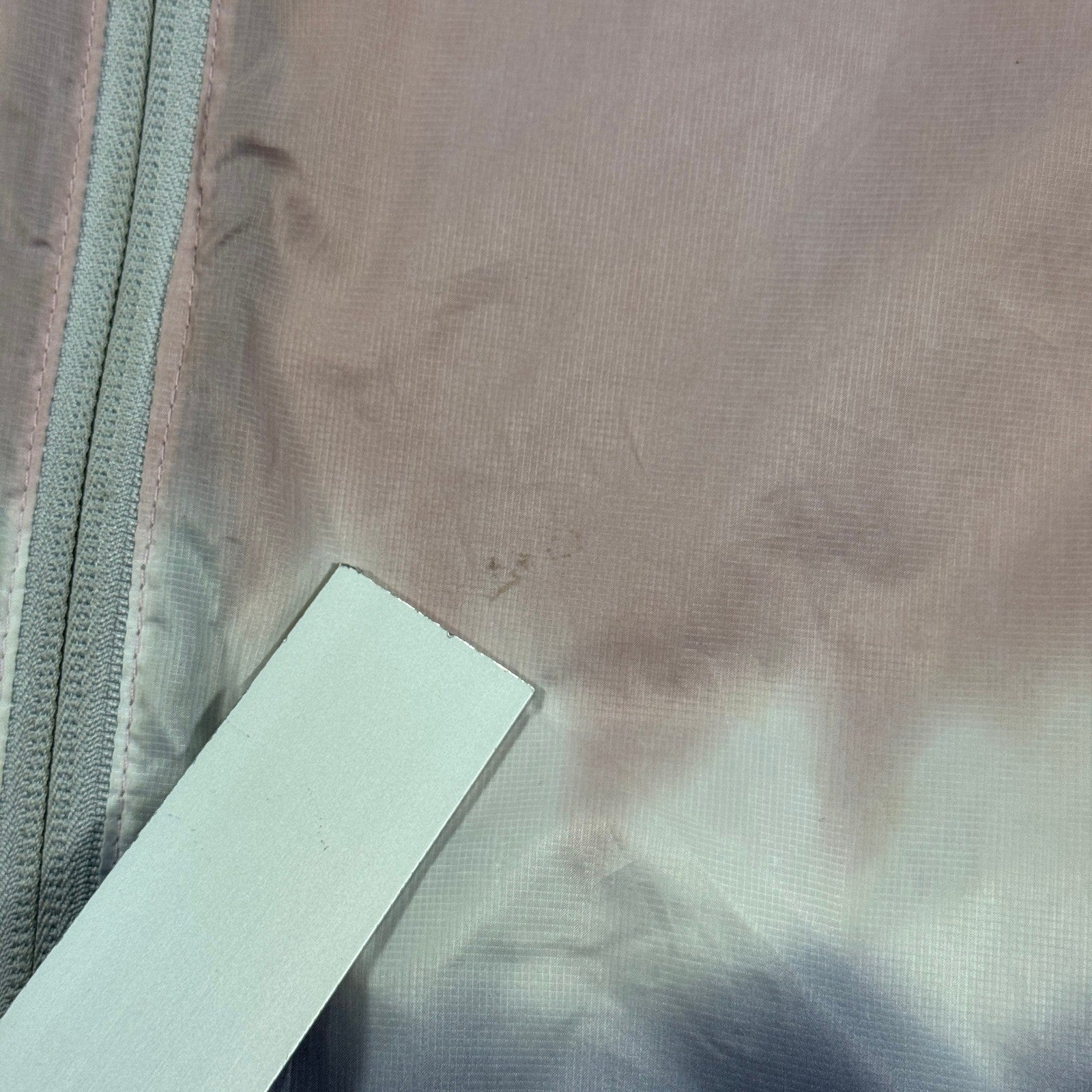 New Balance Jacket Womens 1X Windbreaker Ombre Tie Dye Raincoat Water Resistant