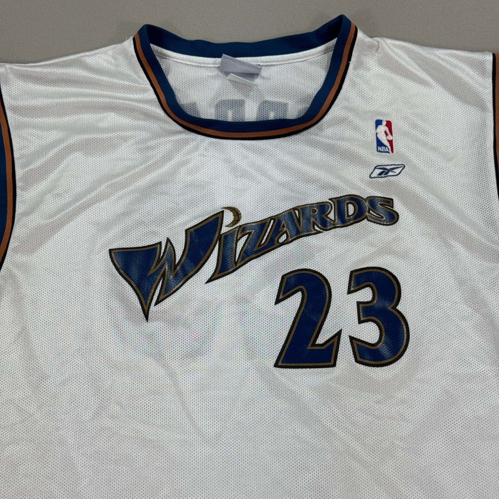 Vintage Michael Jordan #23 Washington Wizards NBA Jersey mens 2XL White Reebok