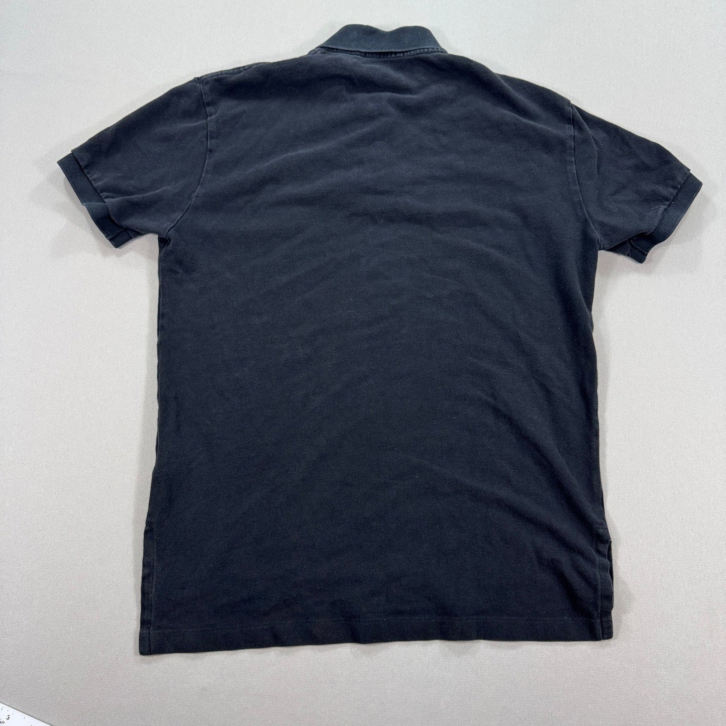 Vintage Polo Ralph Lauren Polo Shirt Big Pony #3 Men's Medium Black Custom Fit