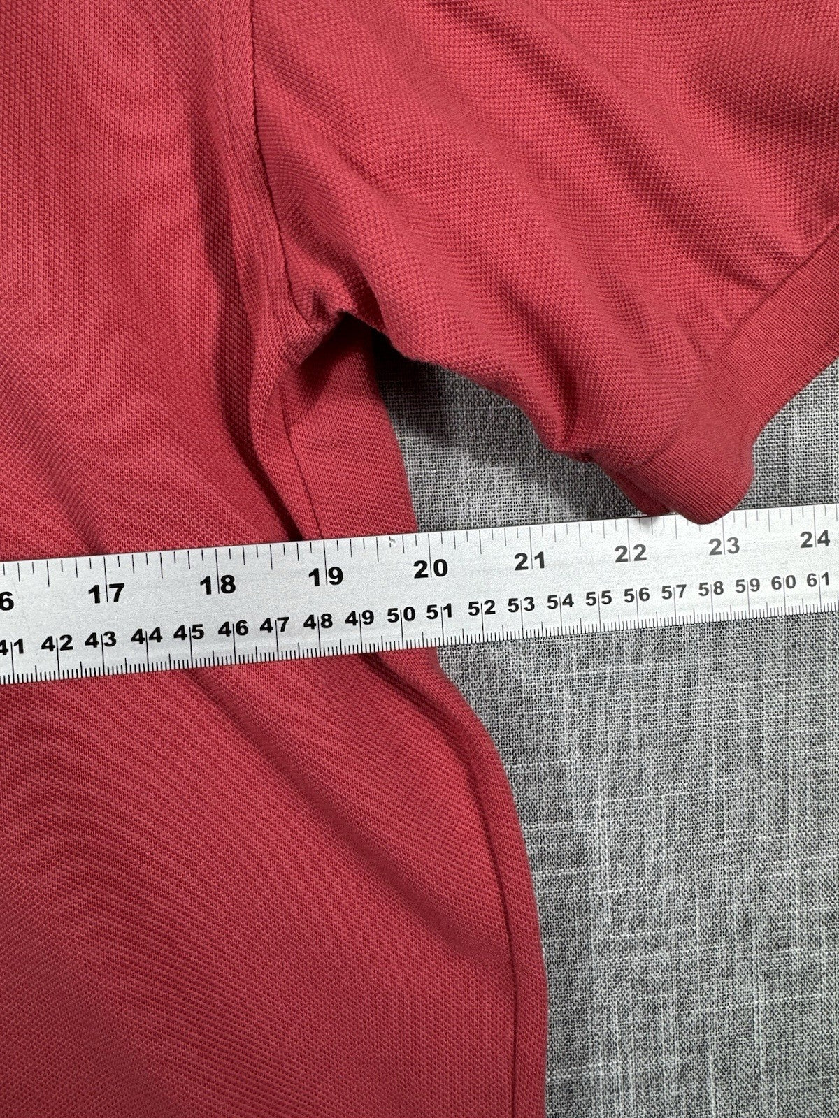 Brooks Brothers Polo Mens Medium Pink Performance Series Golf Short Sleeve Shirt