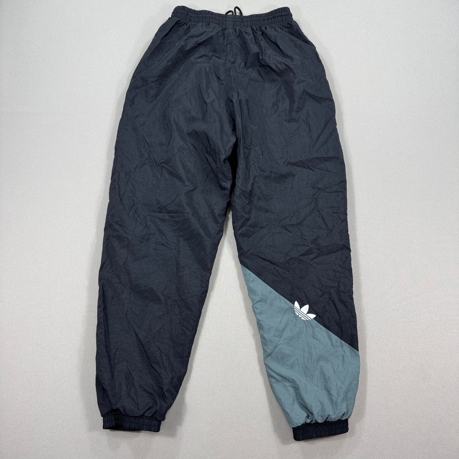 Adidas Primegreen Track Pants Womens XS Black Adicolor Slice Trefoil Joggers