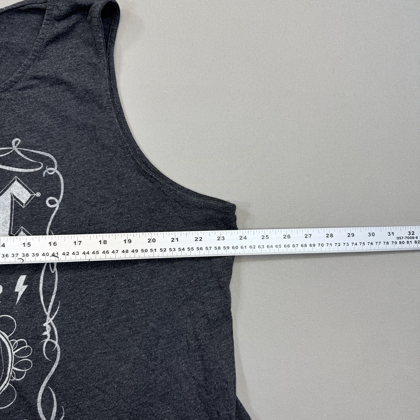 ACDC USA Tour Sleeveless Shirt Womens 3XL Gray NTD Clothing