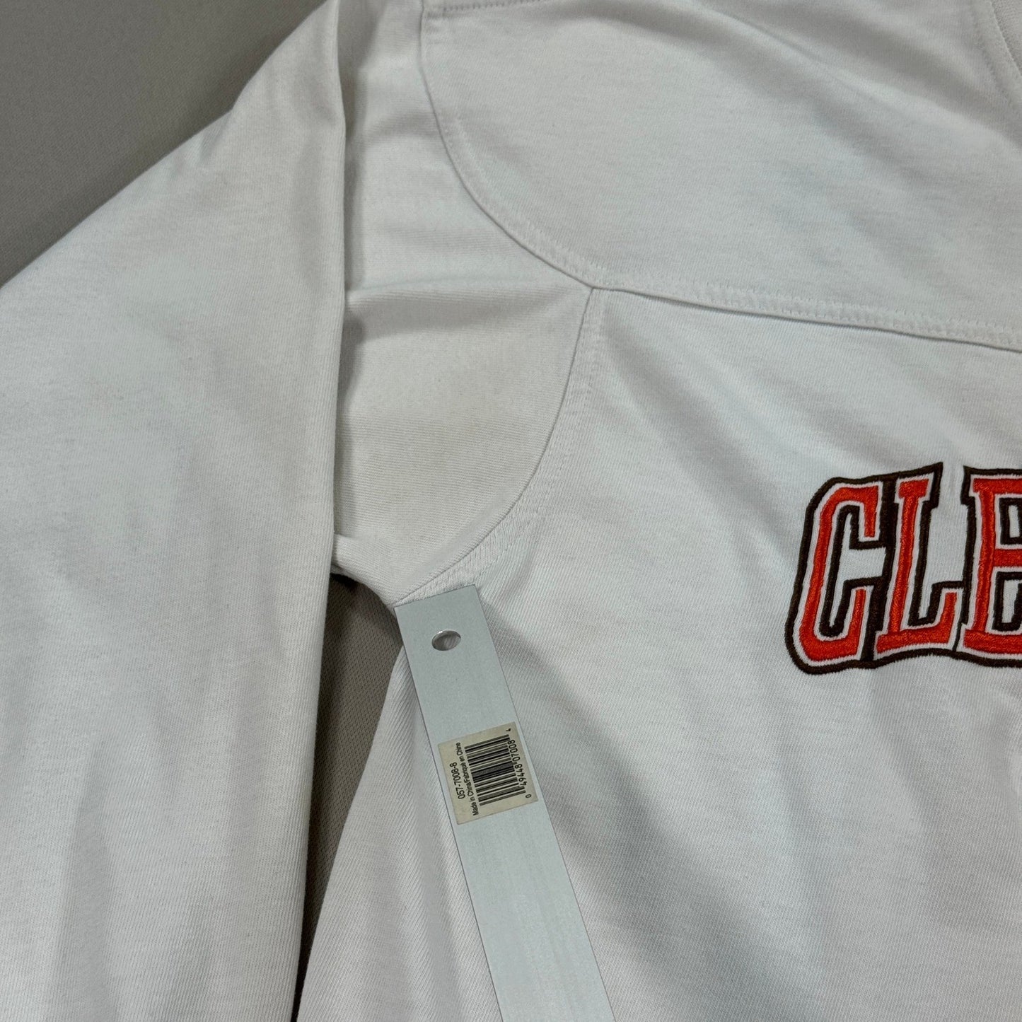 Vintage Lee Cleveland Browns Home NFL Football T-Shirt Sports mens Medium White