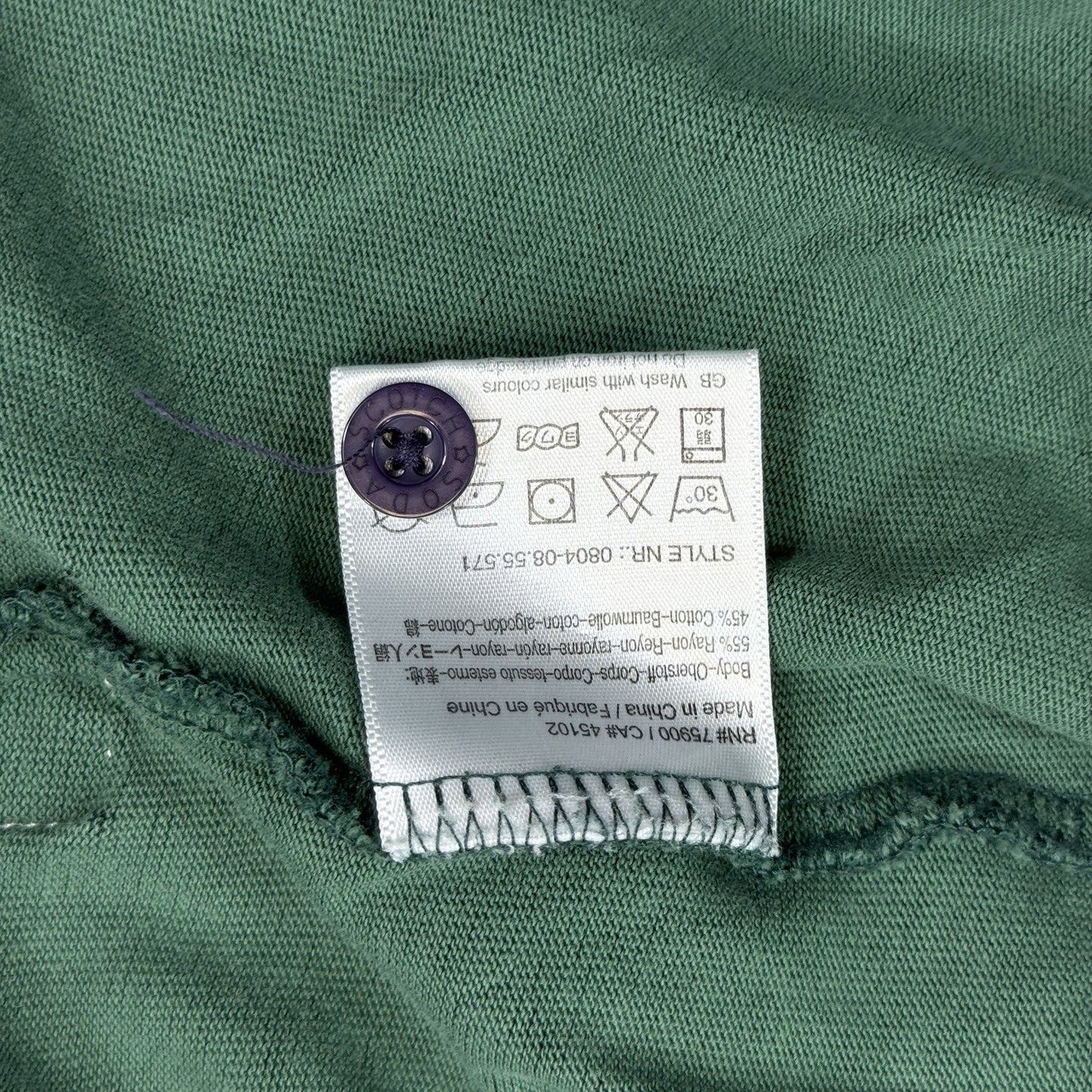 Vintage Scotch & Soda Shirt Mens Large Father And Son Long Sleeve Polo