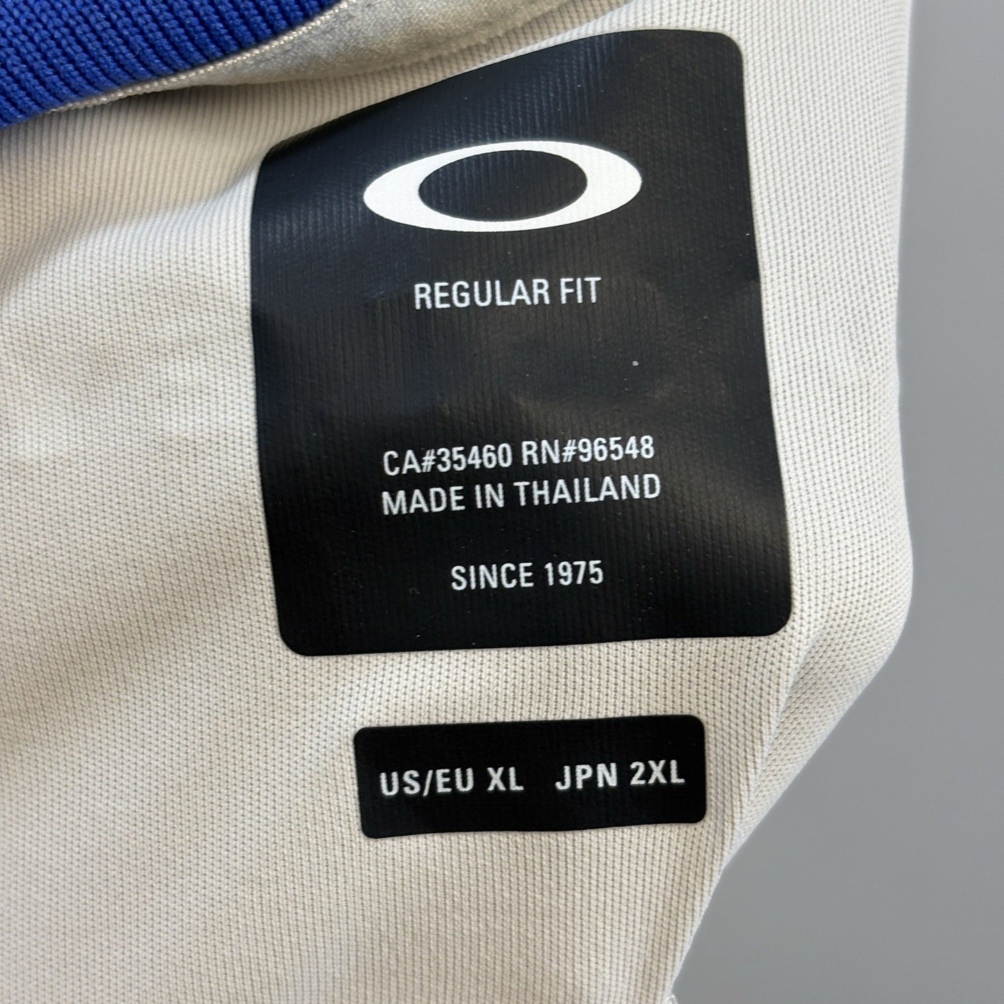 Oakley Golf Golo Polo Regular Fit mens White XL Ohydrolix Performance Shirt