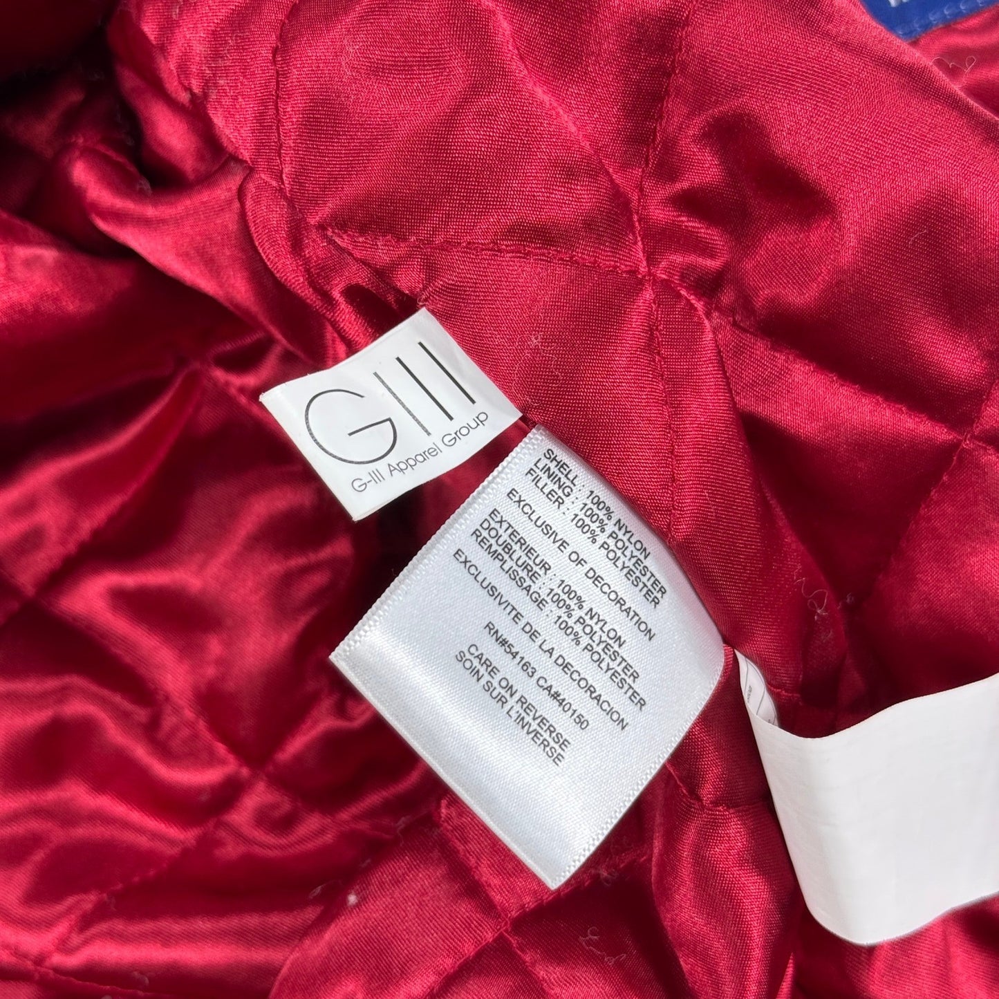 Vintage Starter Miami Heat Jacket Bomber NBA mens Large Black Red Lining