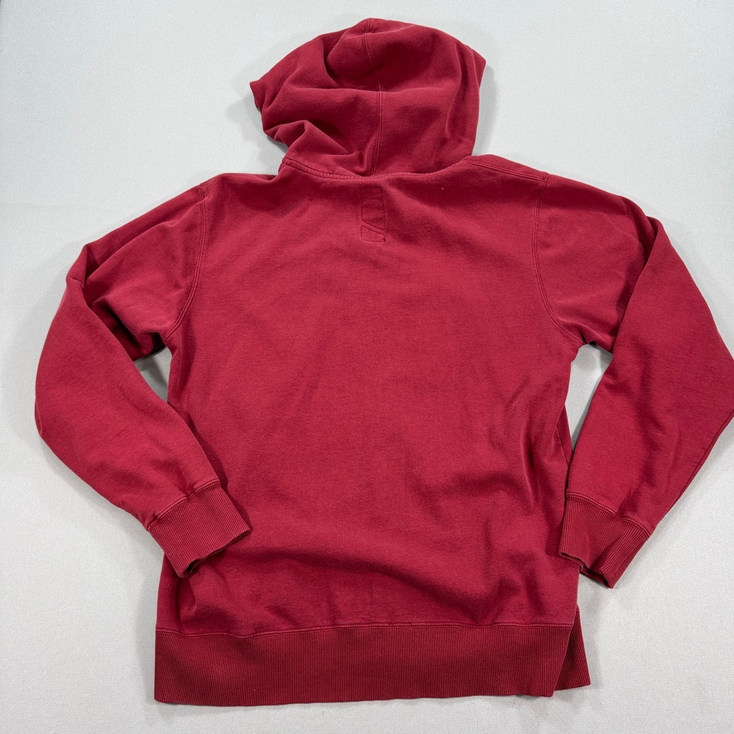 Vintage Billabong Sweatshirt mens Large Red Graphic Spell Out Hoodie Skater Y2K