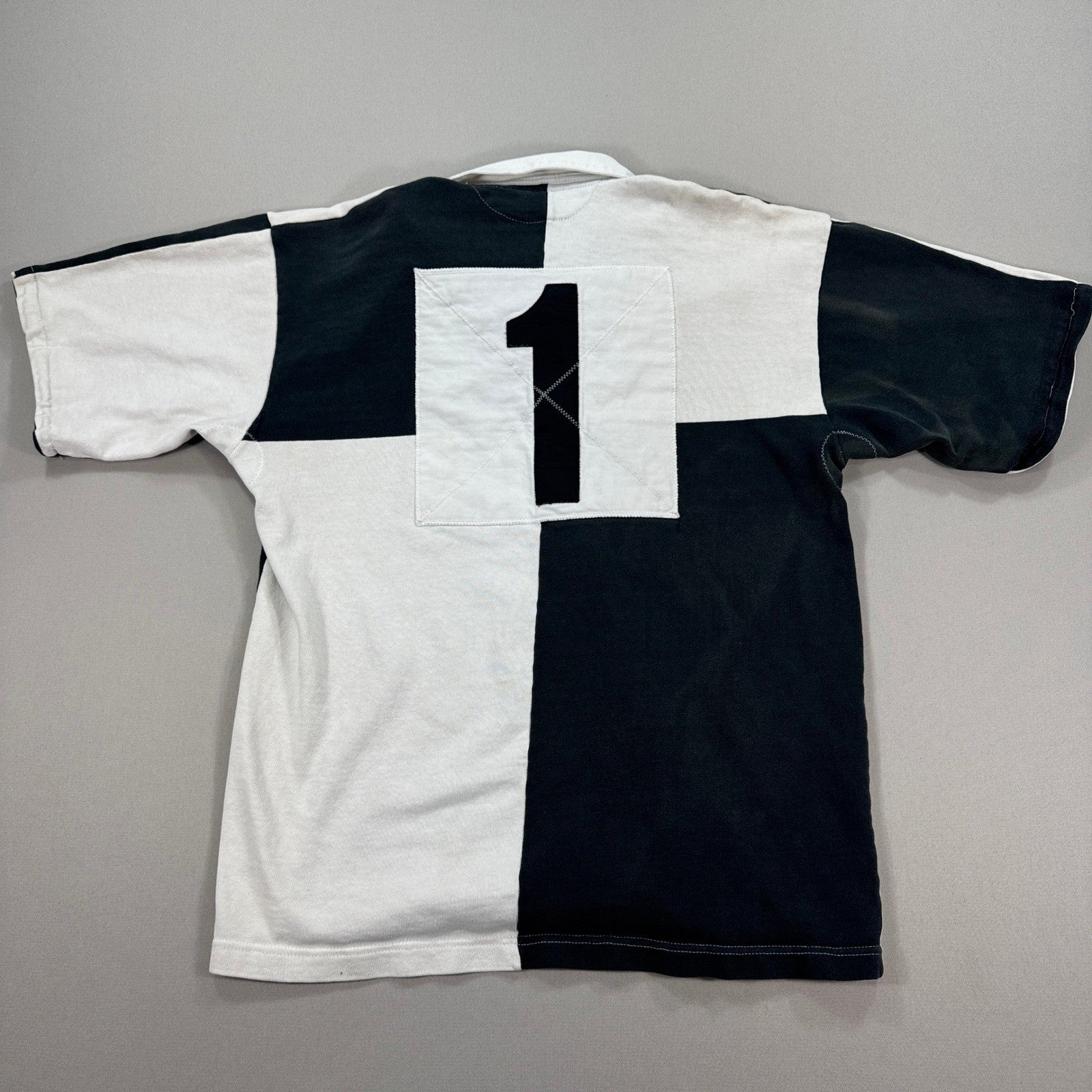 VTG Barbarian Rugby Wear Polo Shirt Sarnia Saints Football Club Mens XL Two Tone