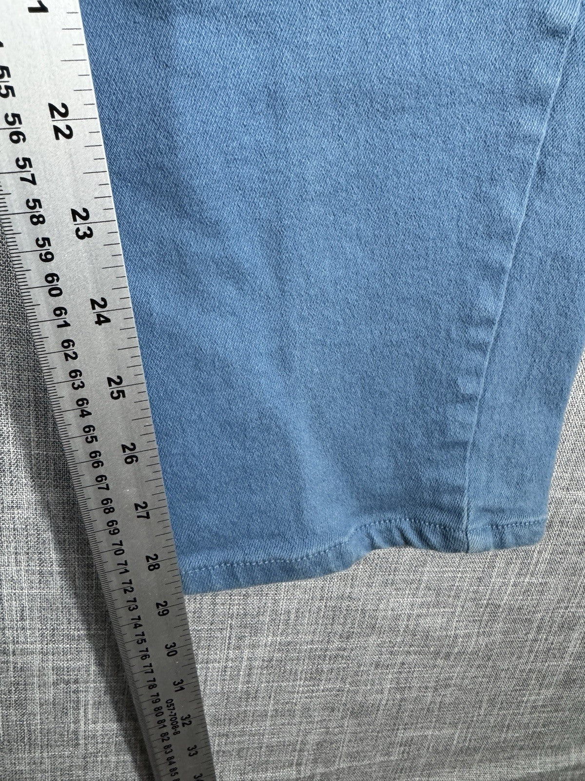 Gloria Vanderbilt Stretch Extensible Midrise Taper Teal Jeans Womens Medium