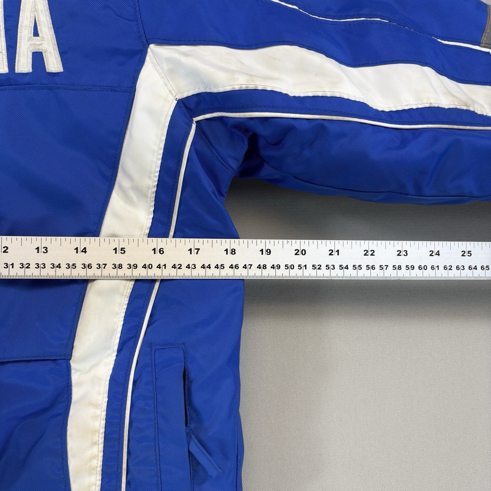 Yamaha Racing Paddock Blue Jacket Button Up Full Zip Youth Medium