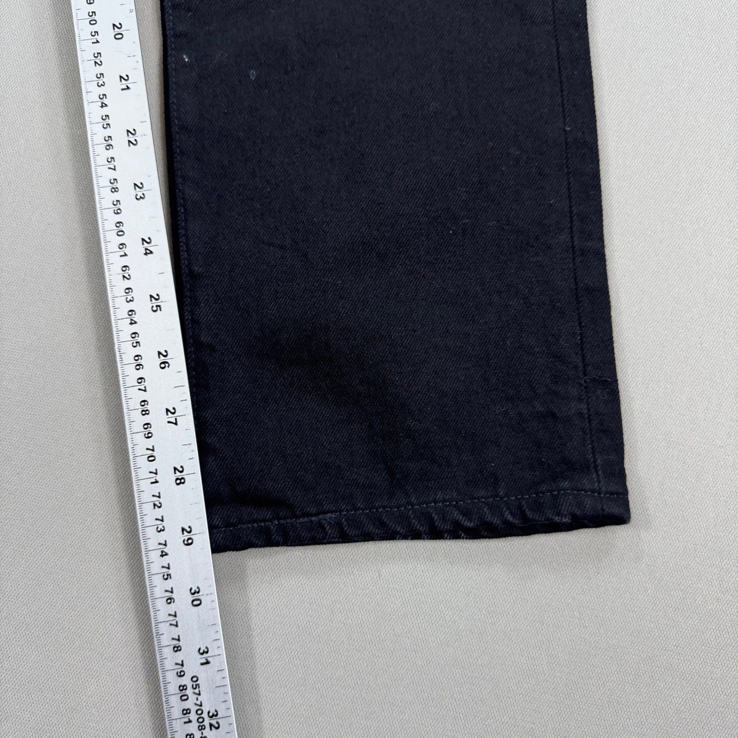 Levi's 501'93 Denim Jeans Big E Mens 29x30 Black Button Fly Straight Leg Premium