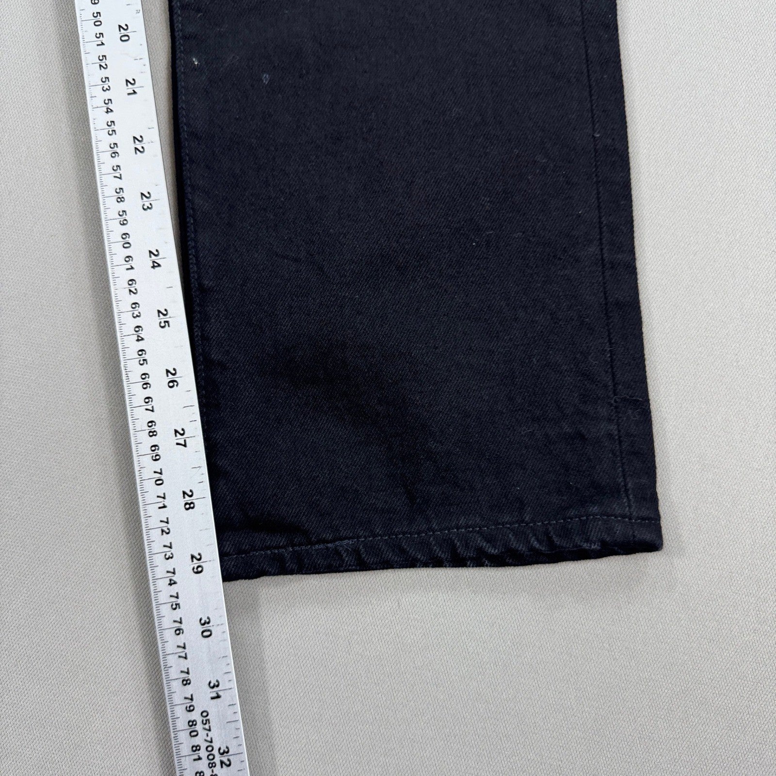 Levi's 501'93 Denim Jeans Big E Mens 29x30 Black Button Fly Straight Leg Premium